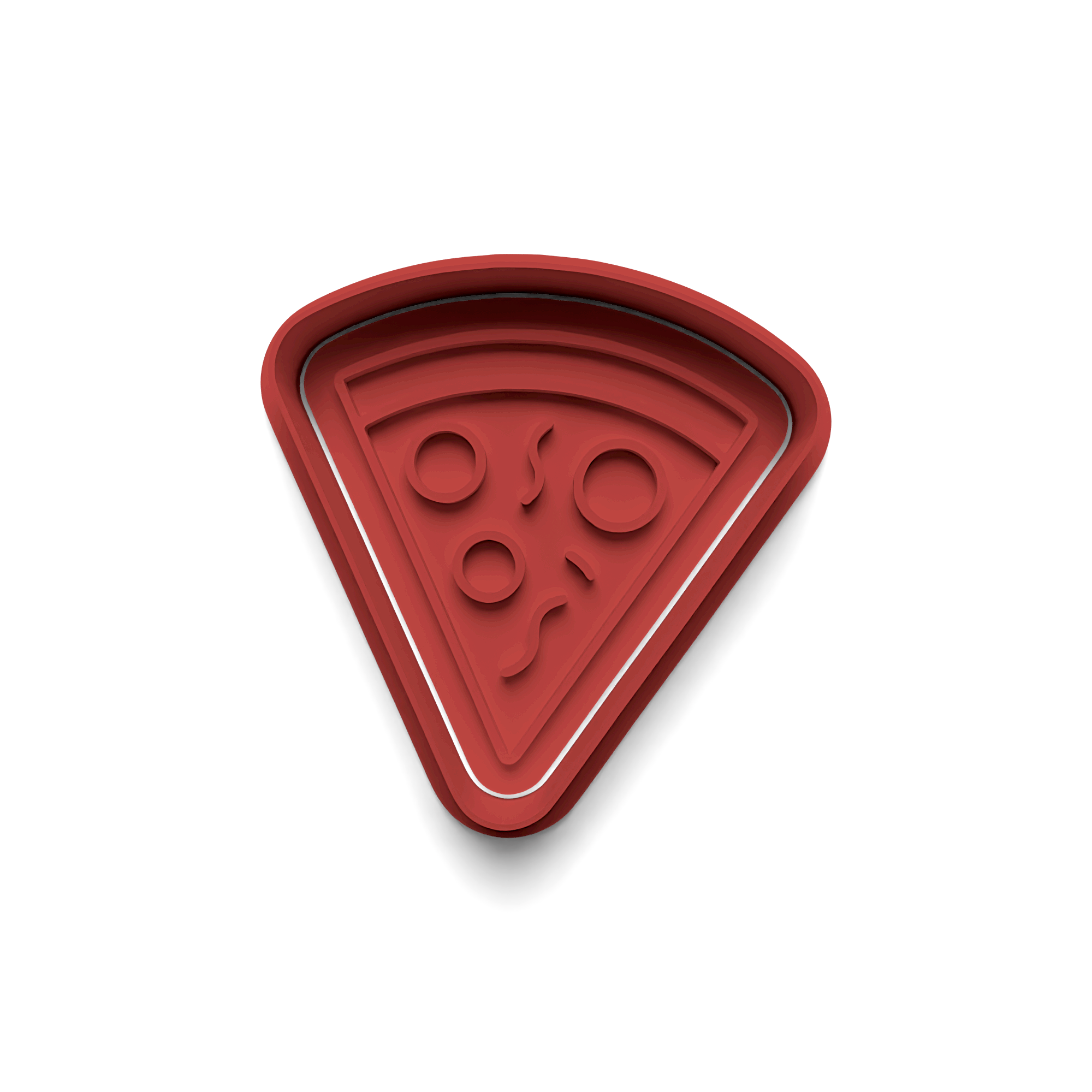 Pizza İtalya Kurabiye Kalıbı Damga ve Kesici Seti (0877_1)