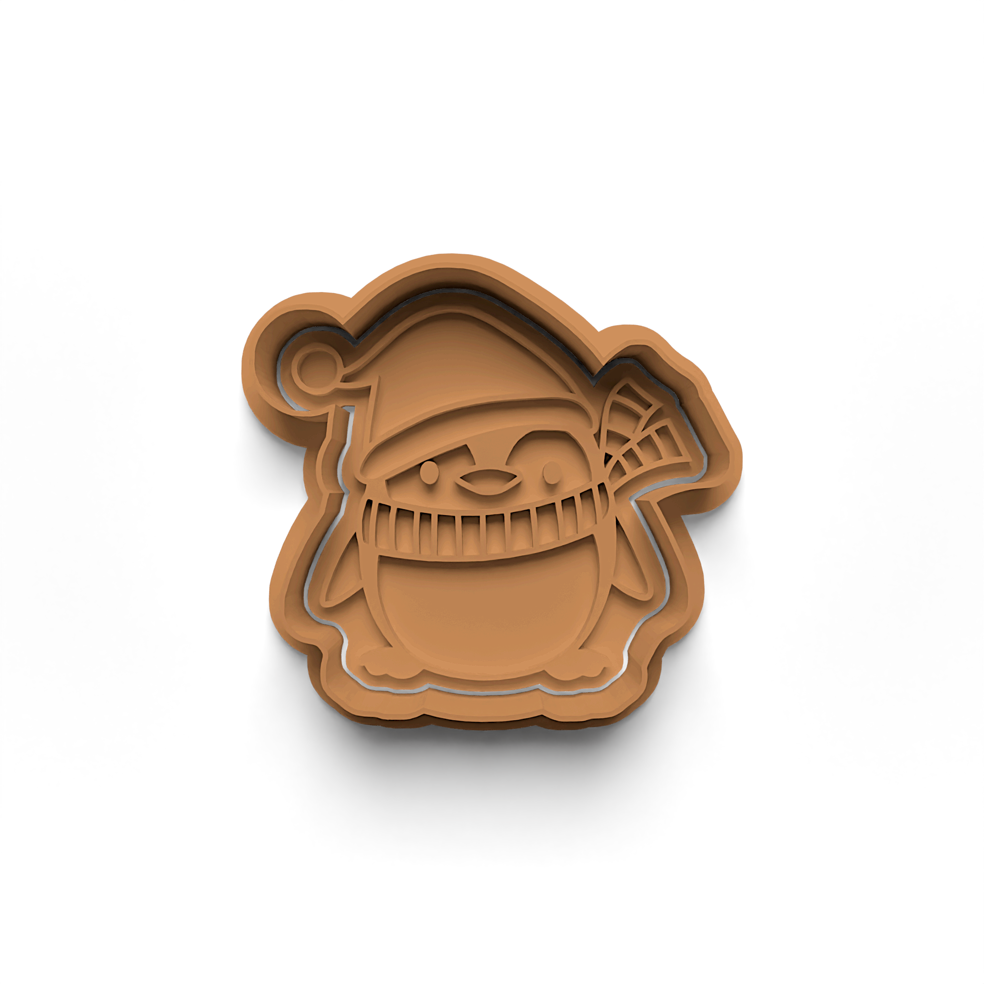 New Year Decorations Cookie Cutters Stamp and Cutter Set (0462_3)