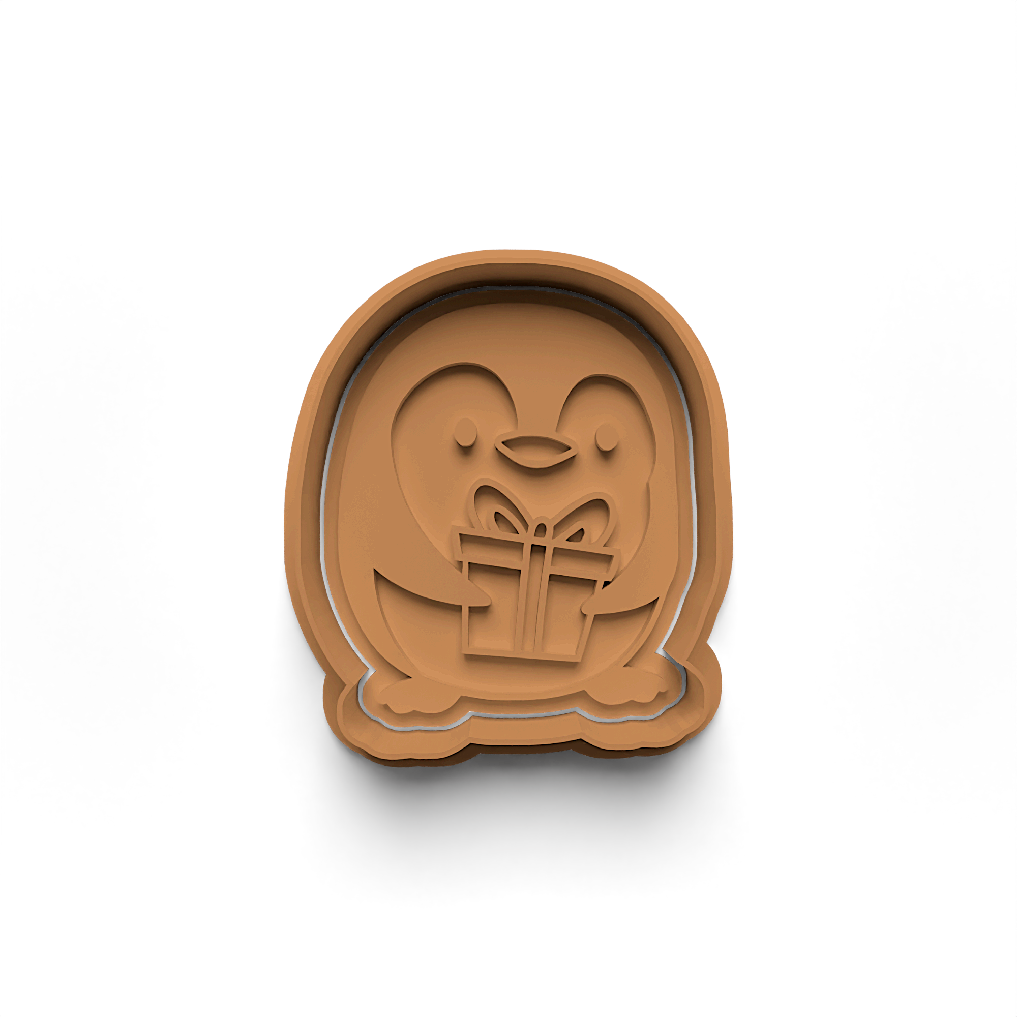 New Year Decorations Cookie Cutters Stamp and Cutter Set (0462_3)