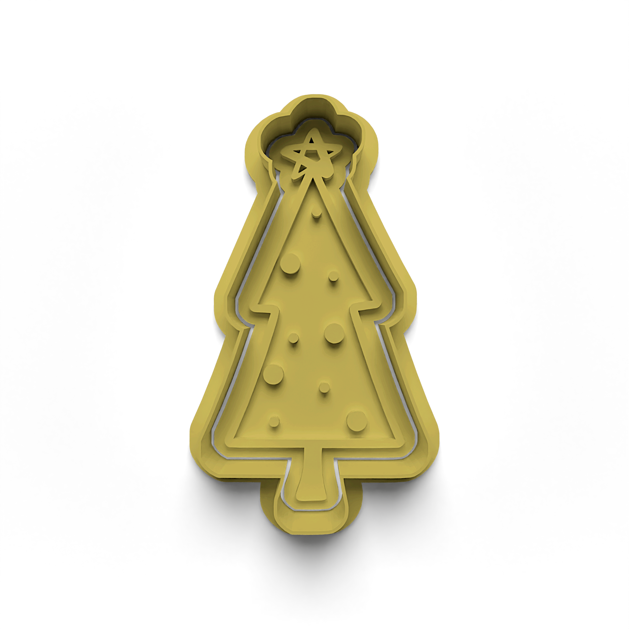 New Year Decorations Cookie Cutters Stamp and Cutter Set (0462_3)