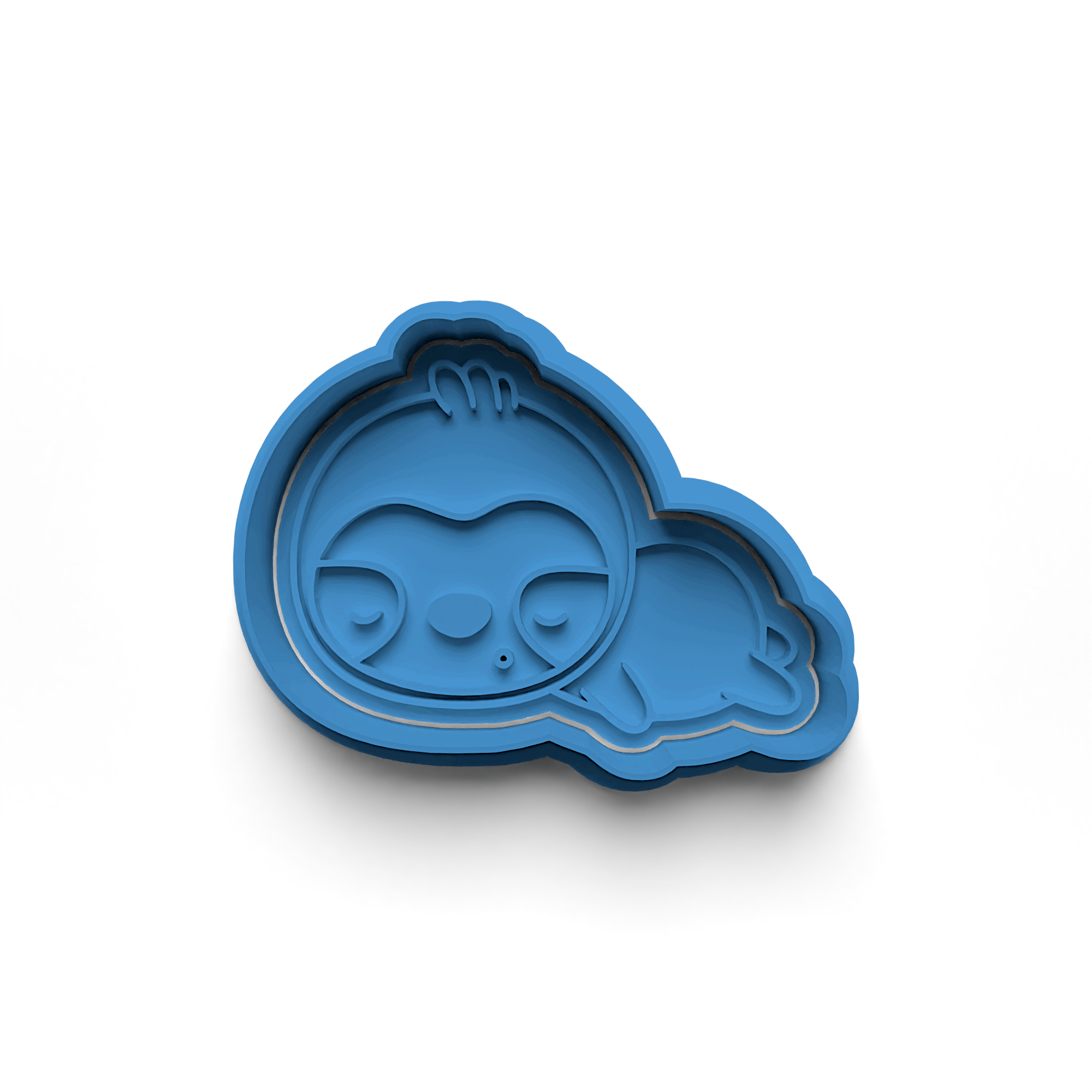 Sloth Cookie Cutter Stamp and Cutter Set (0247_1)