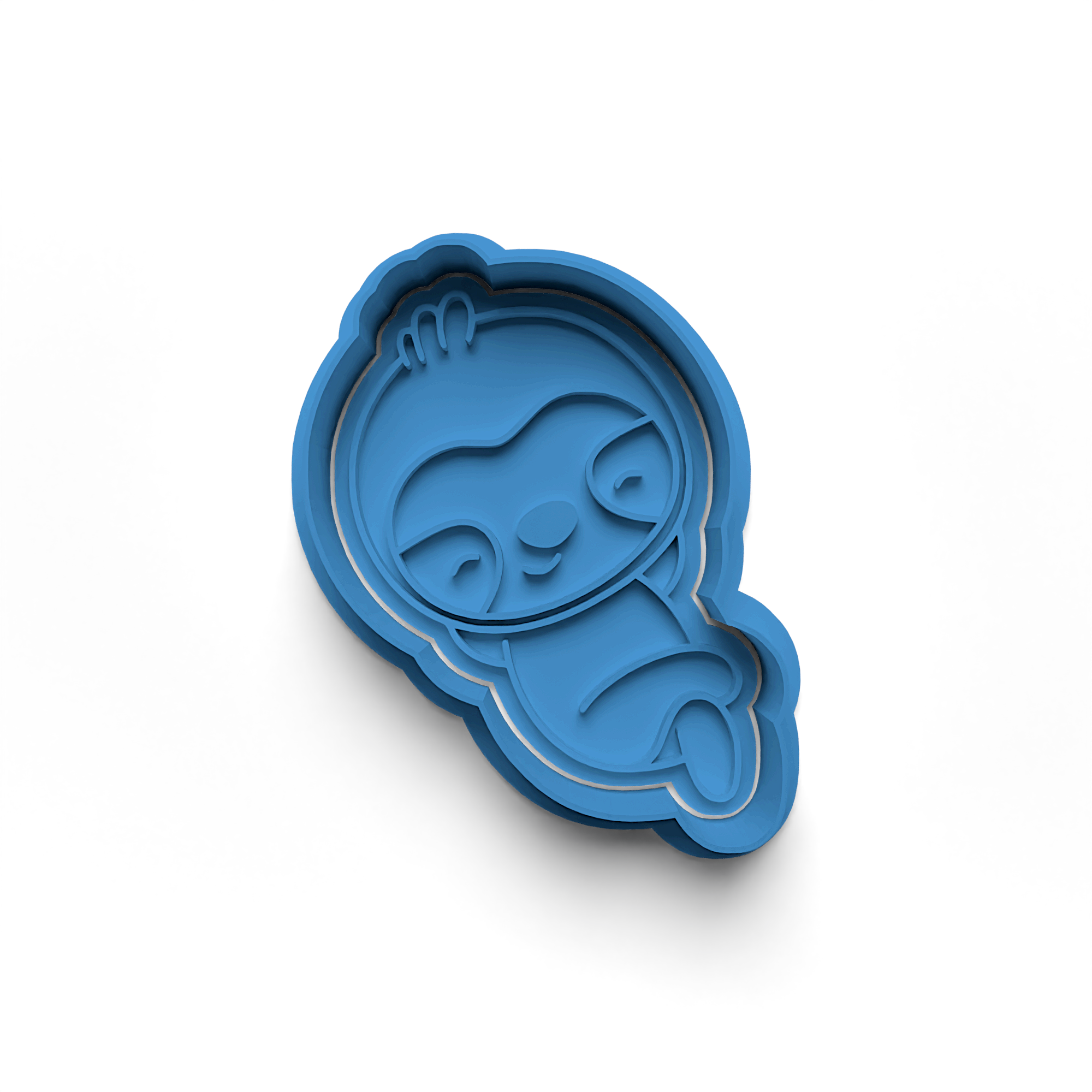 Sloth Cookie Cutter Stamp and Cutter Set (0247_3)