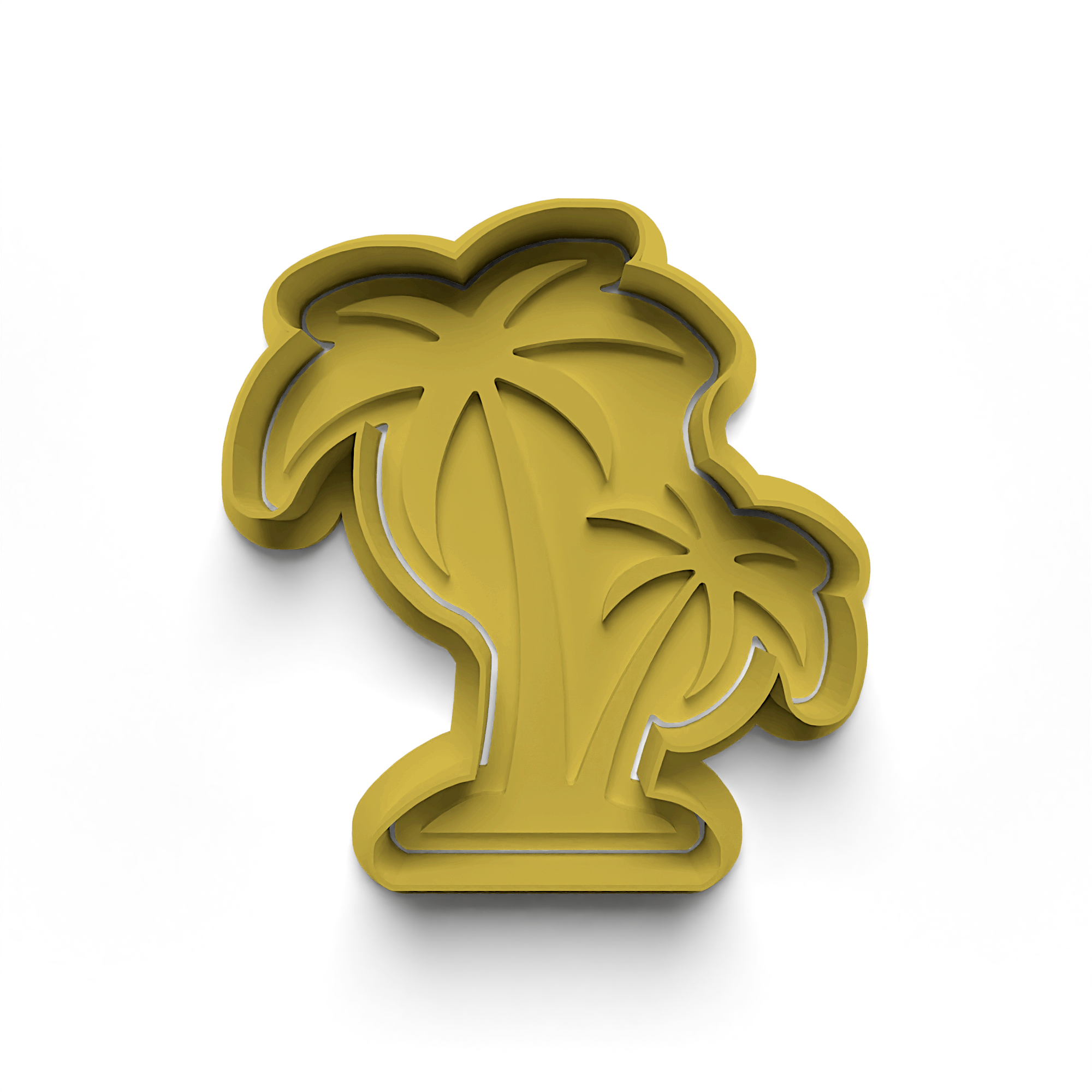 Palm Trees Cookie Cutter Stamp and Cutter Set (0248_3)