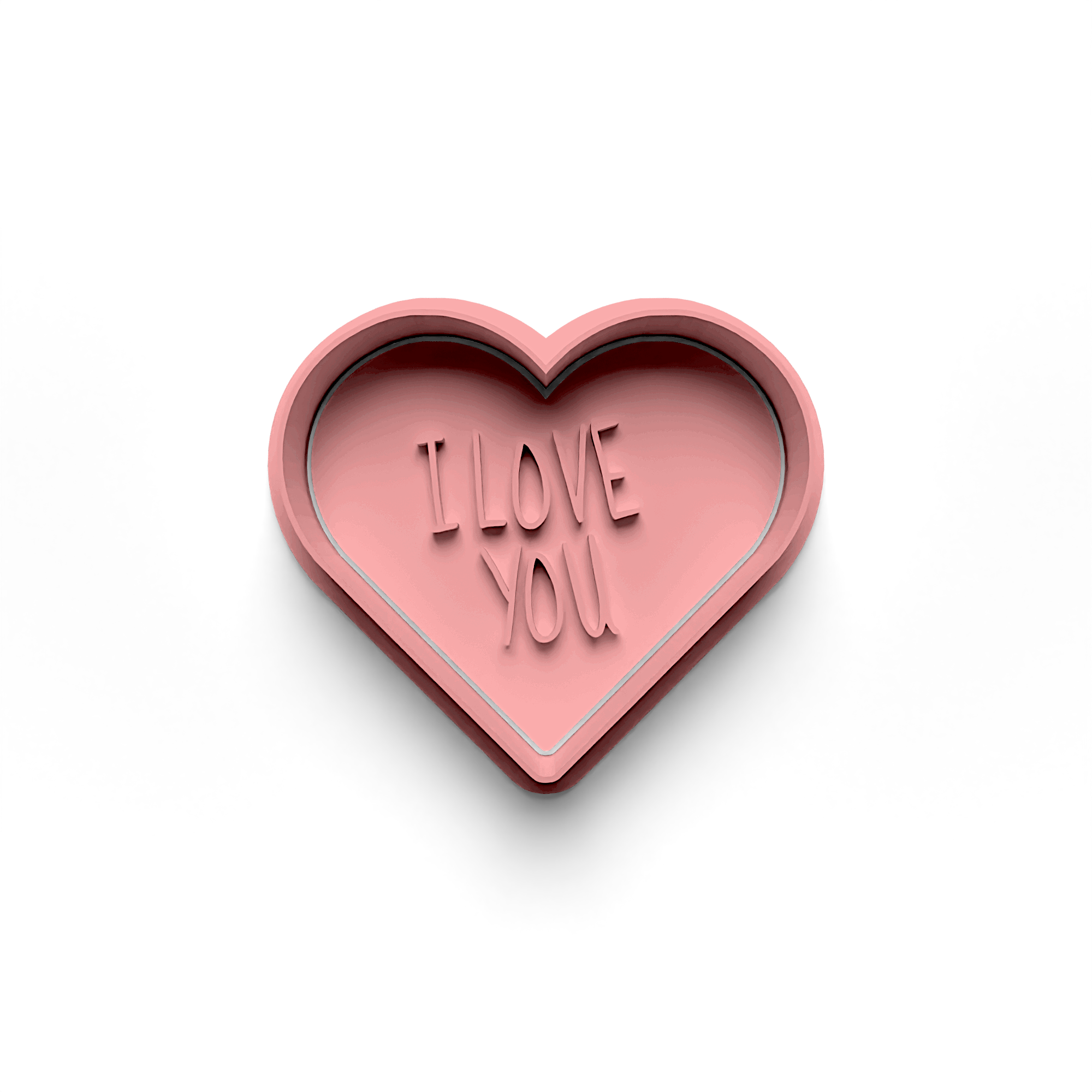 Heart Cookie Cutter Stamp and Cutter Set (0273_14)