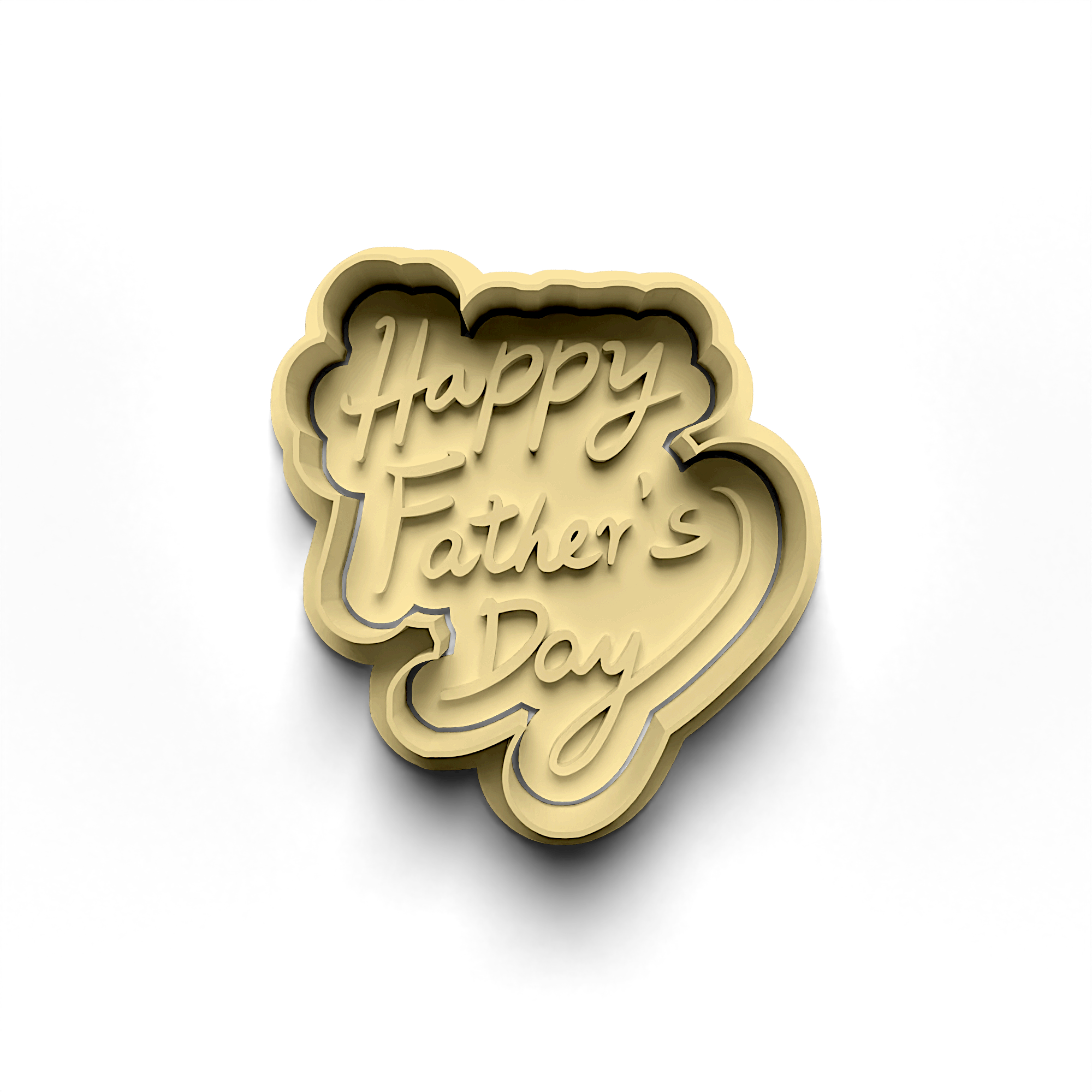 Father's Day Cookie Cutter Stamp and Cutter Set (0360_1)