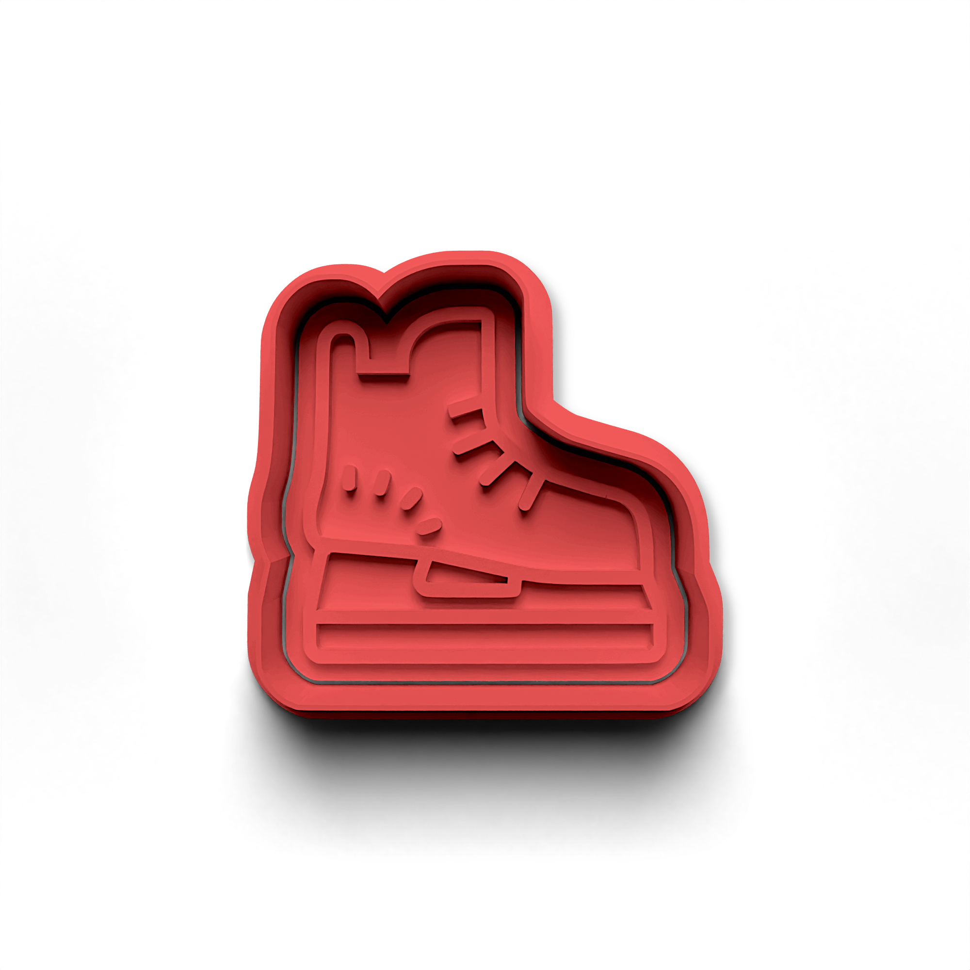 Ice Hockey Cookie Cutter Stamp and Cutter Set (0368_4)