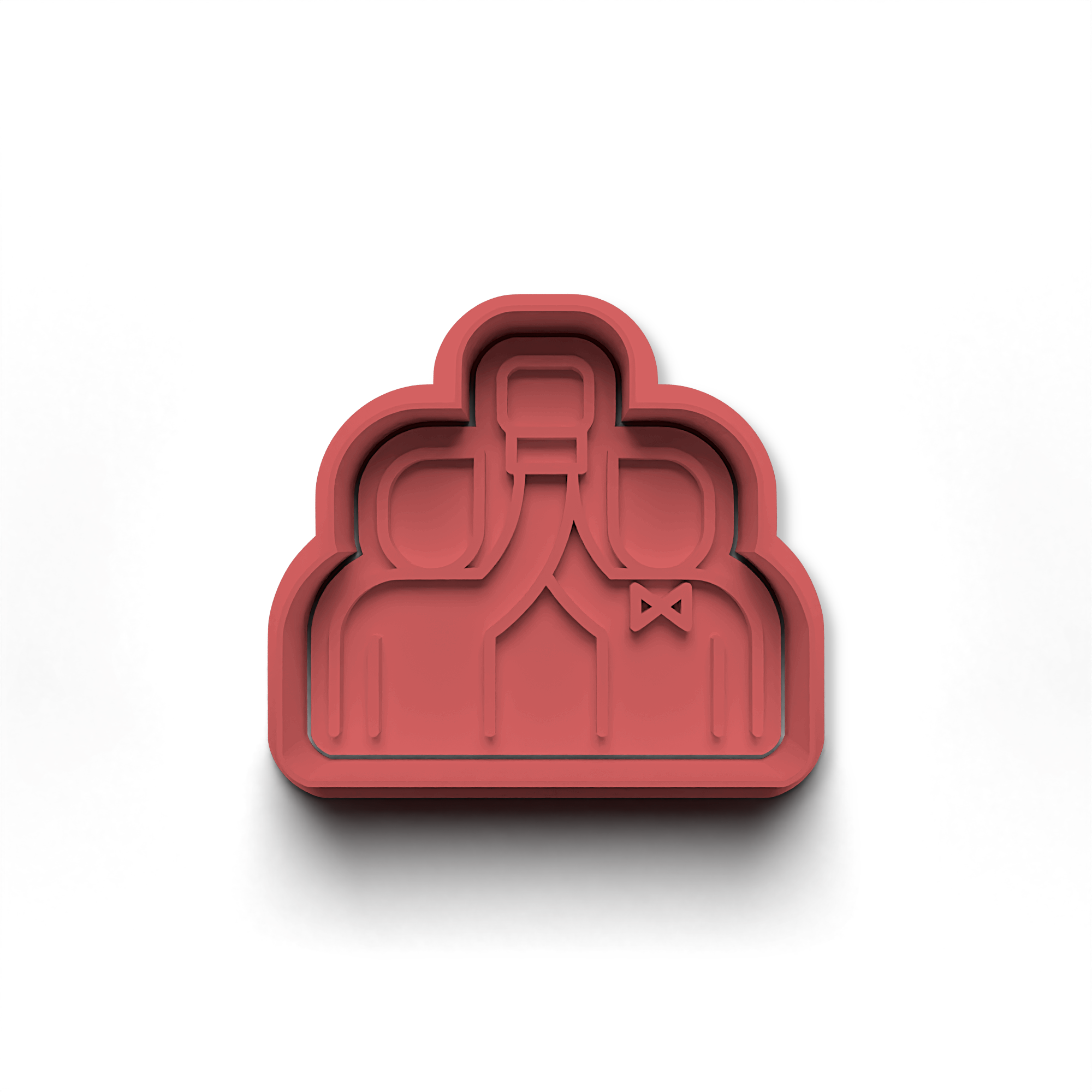 Boxing Cookie Cutter Stamp and Cutter Set (0374_2)