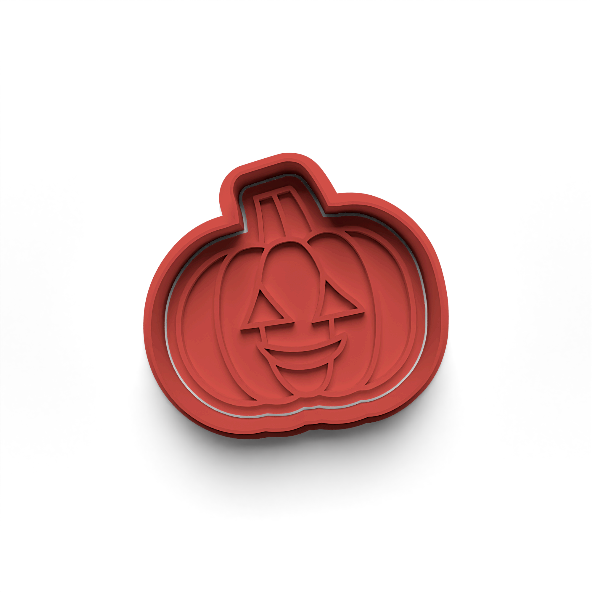 Pumpkin Cookie Cutter Stamp and Cutter Set (0417_10)