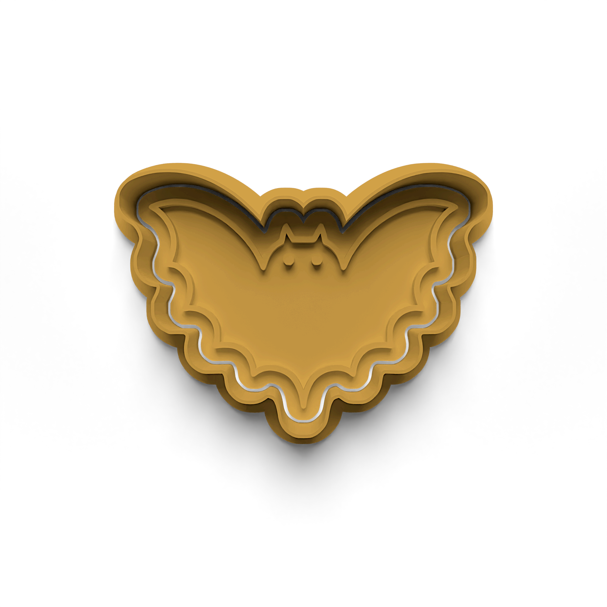 Bat Cookie Cutter Stamp and Cutter Set (0417_6)