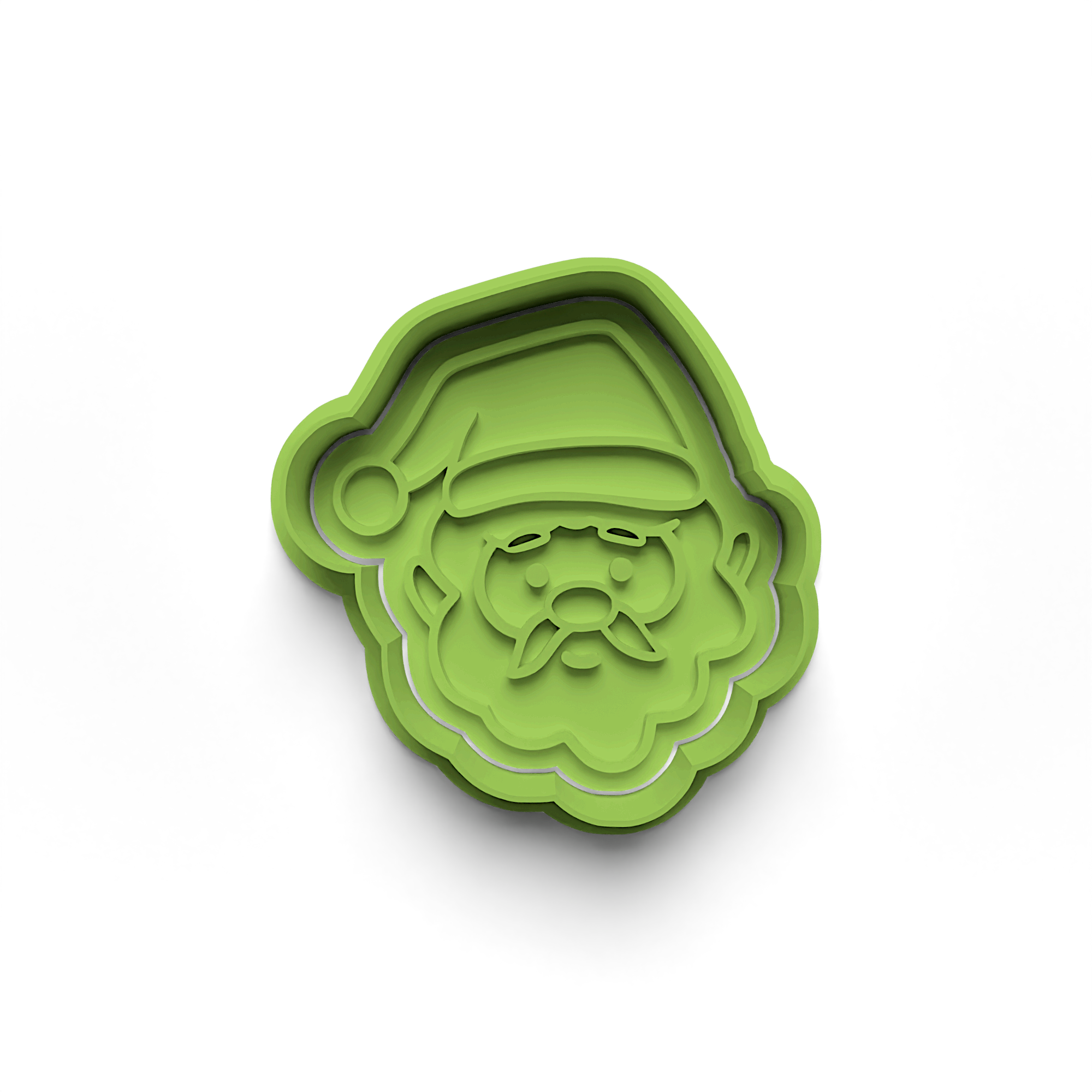 New Year Decorations Cookie Cutters Stamp and Cutter Set (0462_3)
