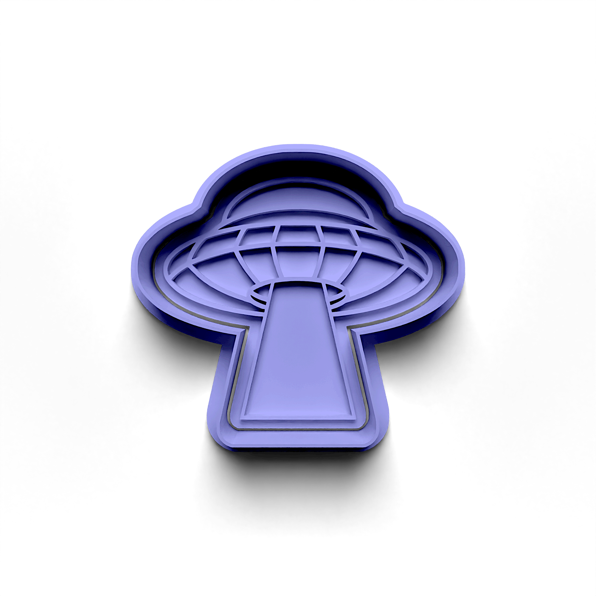 Ufo Cookie Cutter Stamp and Cutter Set (0435_1)