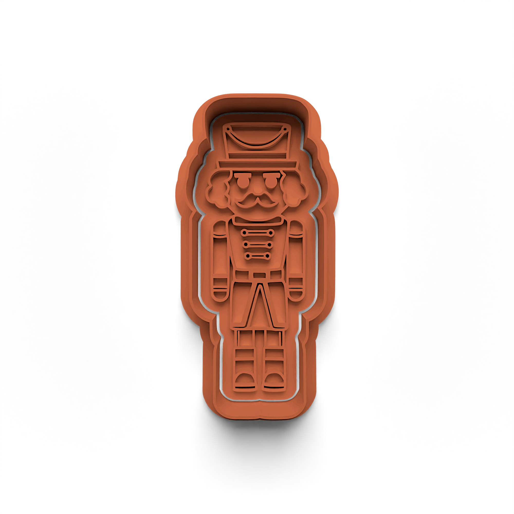 Soldier Cookie Cutter Stamp and Cutter Set (0457_15)