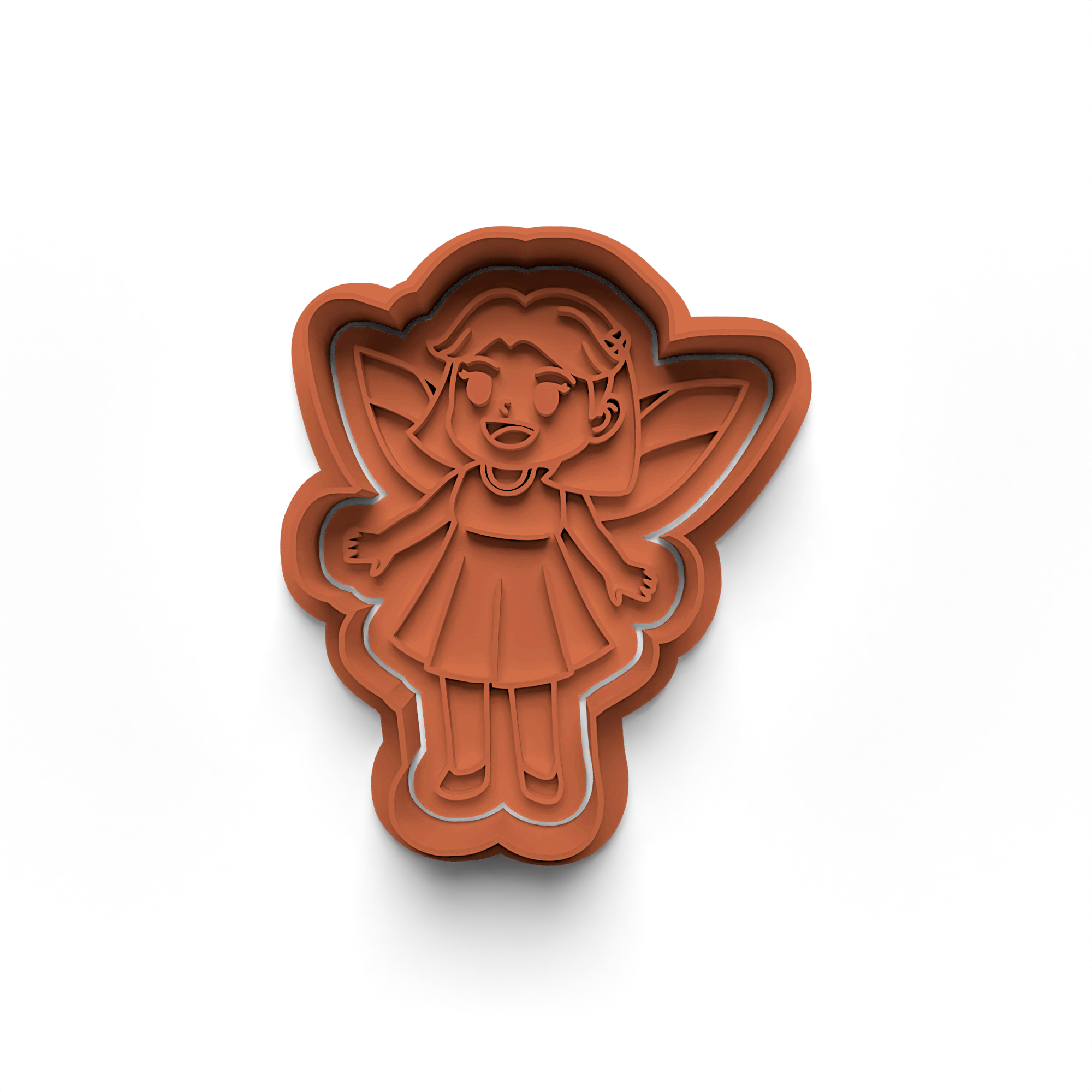 Fairy Cookie Cutter Stamp and Cutter Set (0457_17)