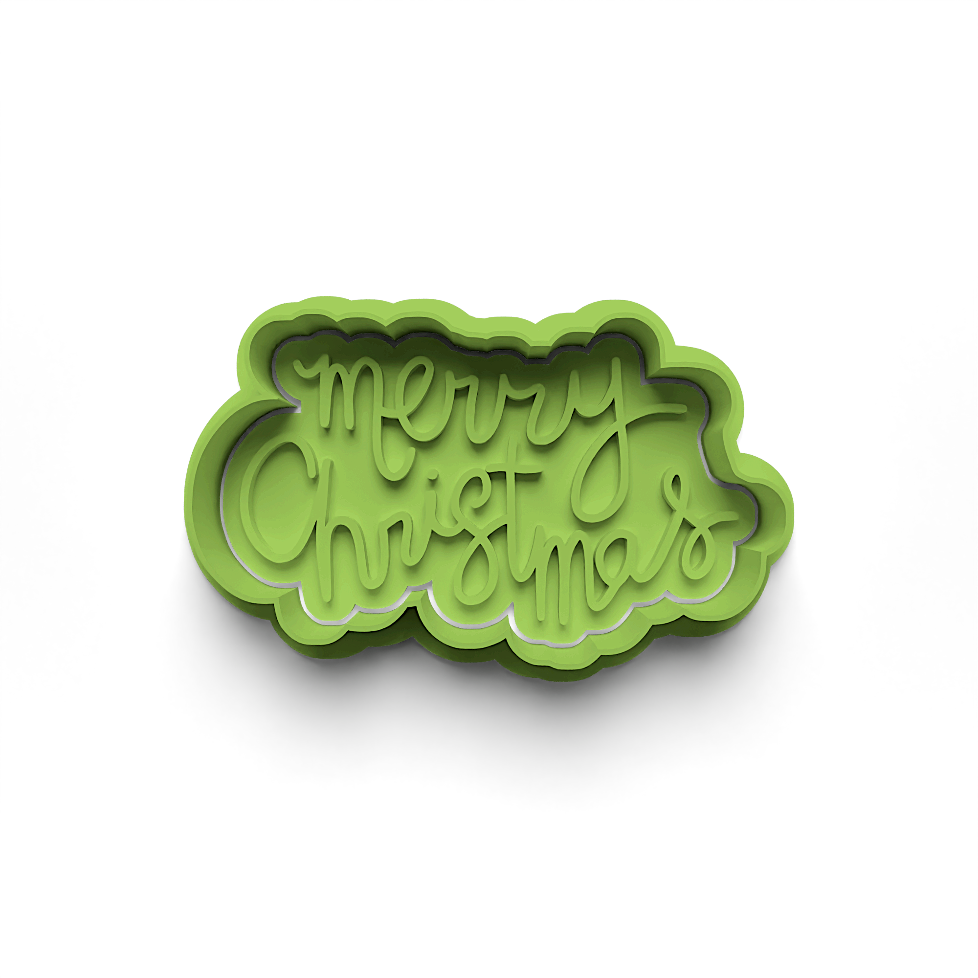 New Year Decorations Cookie Cutters Stamp and Cutter Set (0462_3)