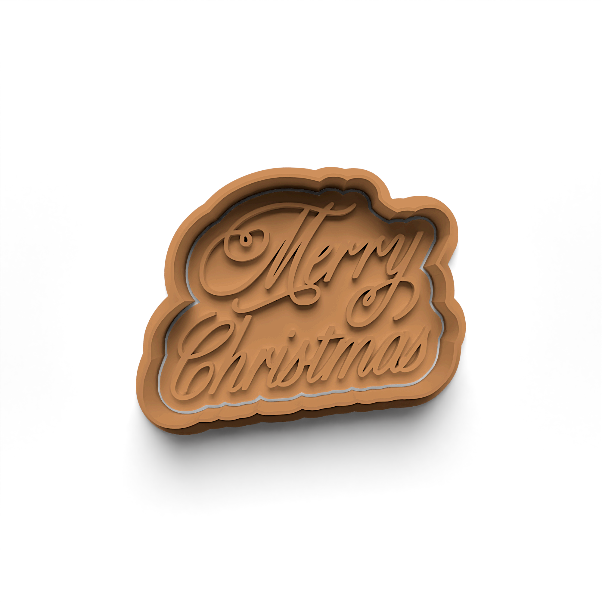 New Year Decorations Cookie Cutters Stamp and Cutter Set (0462_3)