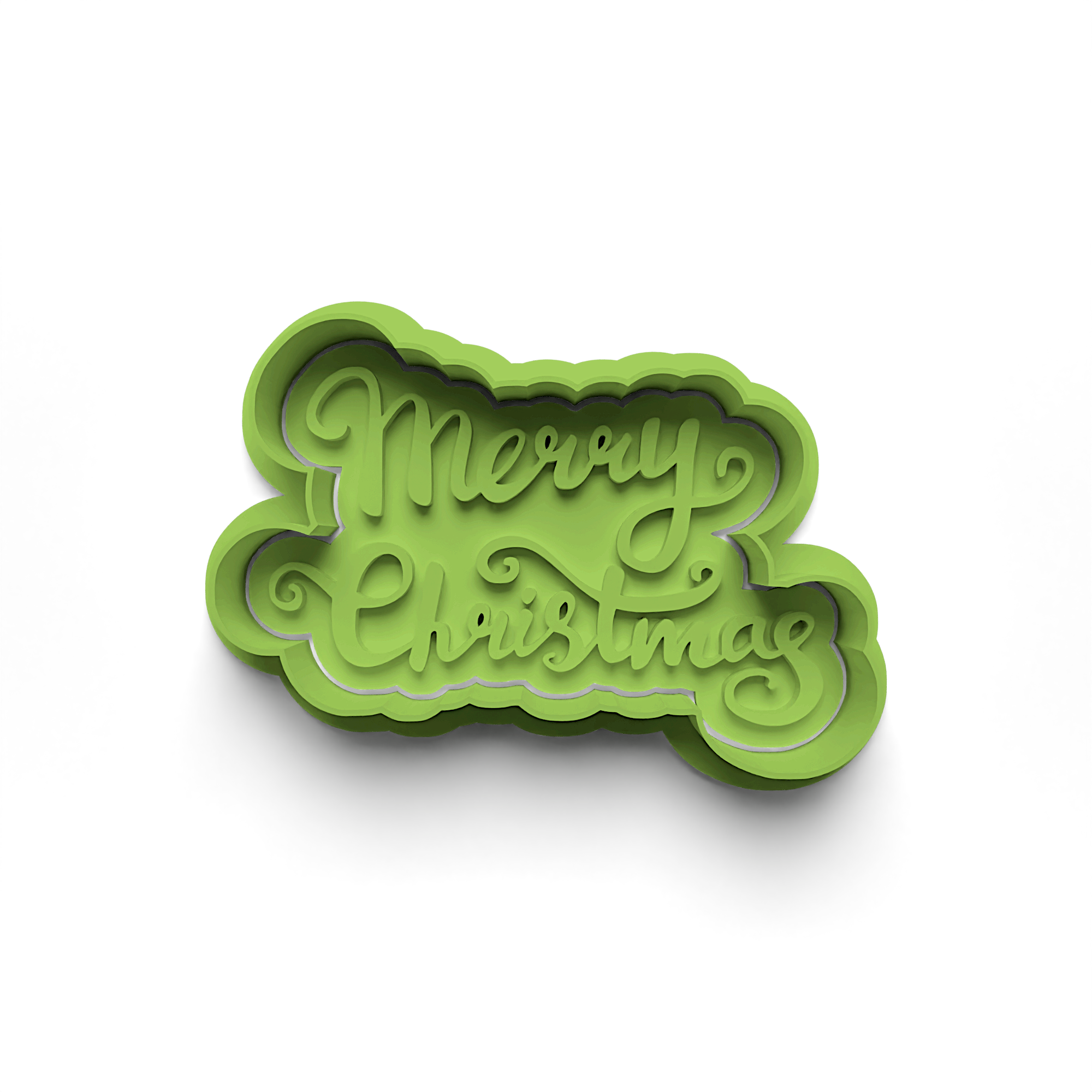 New Year Decorations Cookie Cutters Stamp and Cutter Set (0462_3)