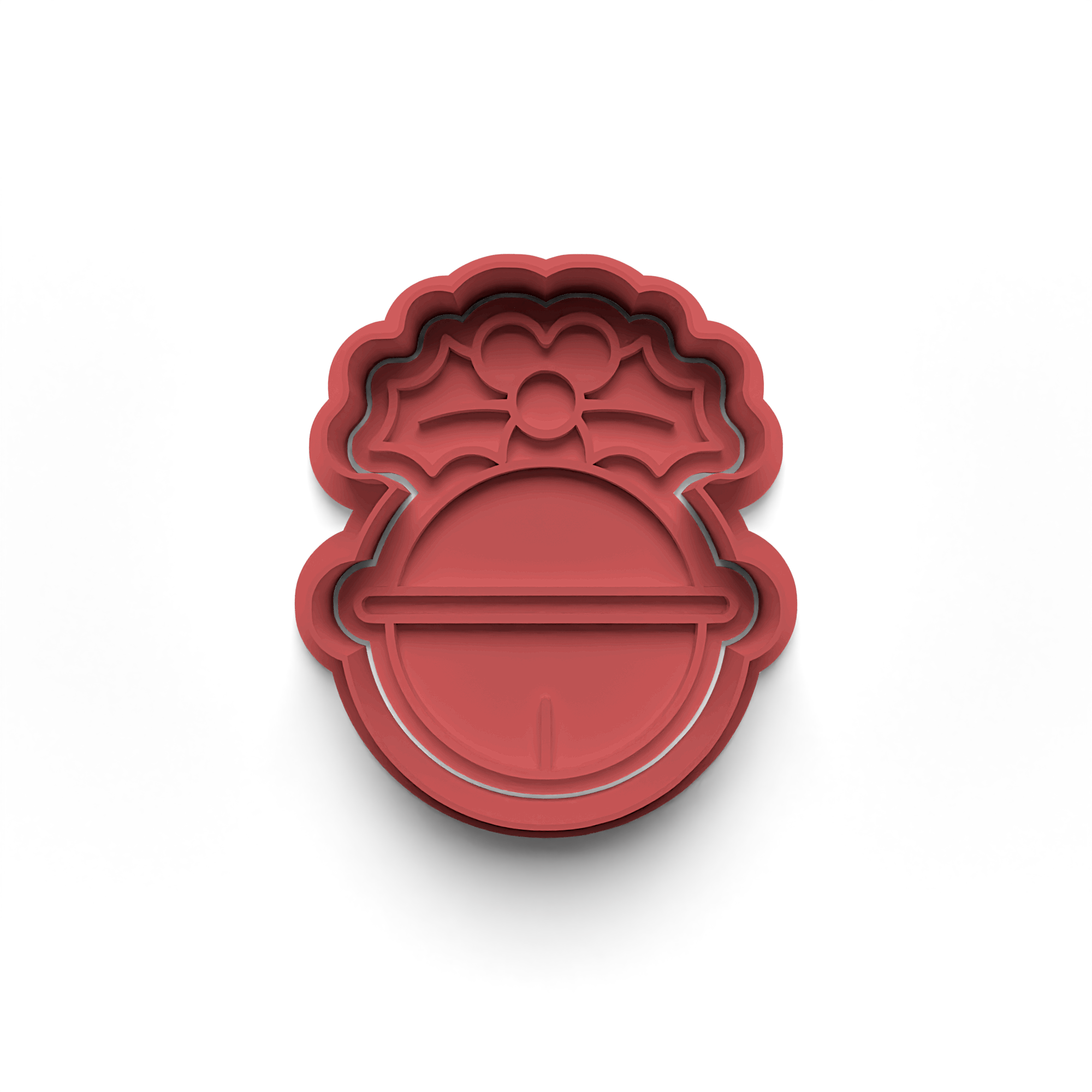 New Year Decorations Cookie Cutters Stamp and Cutter Set (0462_3)