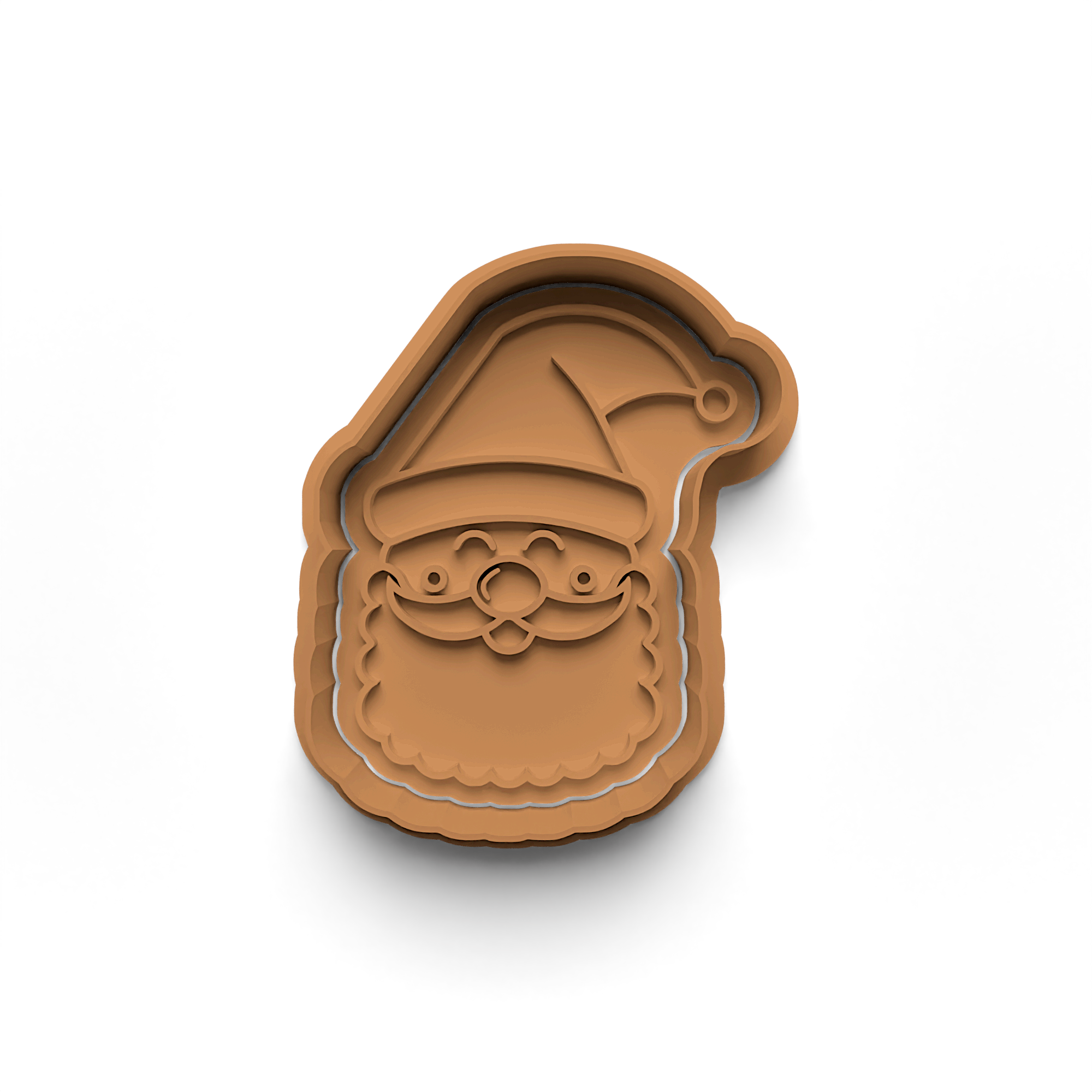 New Year Decorations Cookie Cutters Stamp and Cutter Set (0462_3)