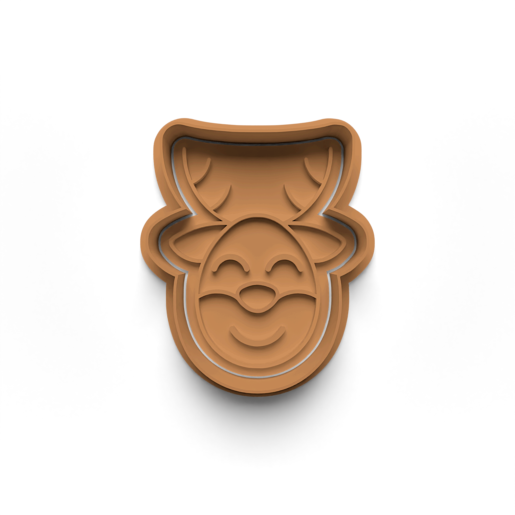 New Year Decorations Cookie Cutters Stamp and Cutter Set (0462_3)