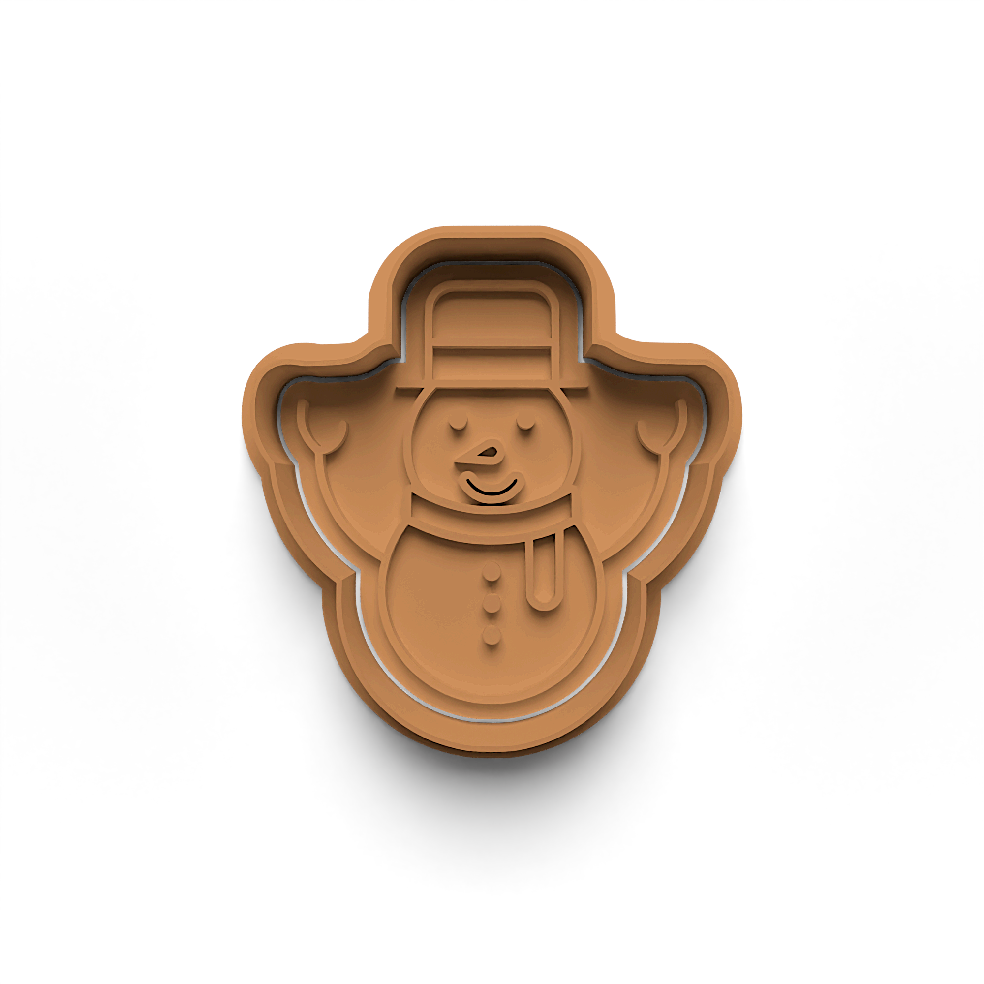 New Year Decorations Cookie Cutters Stamp and Cutter Set (0462_3)