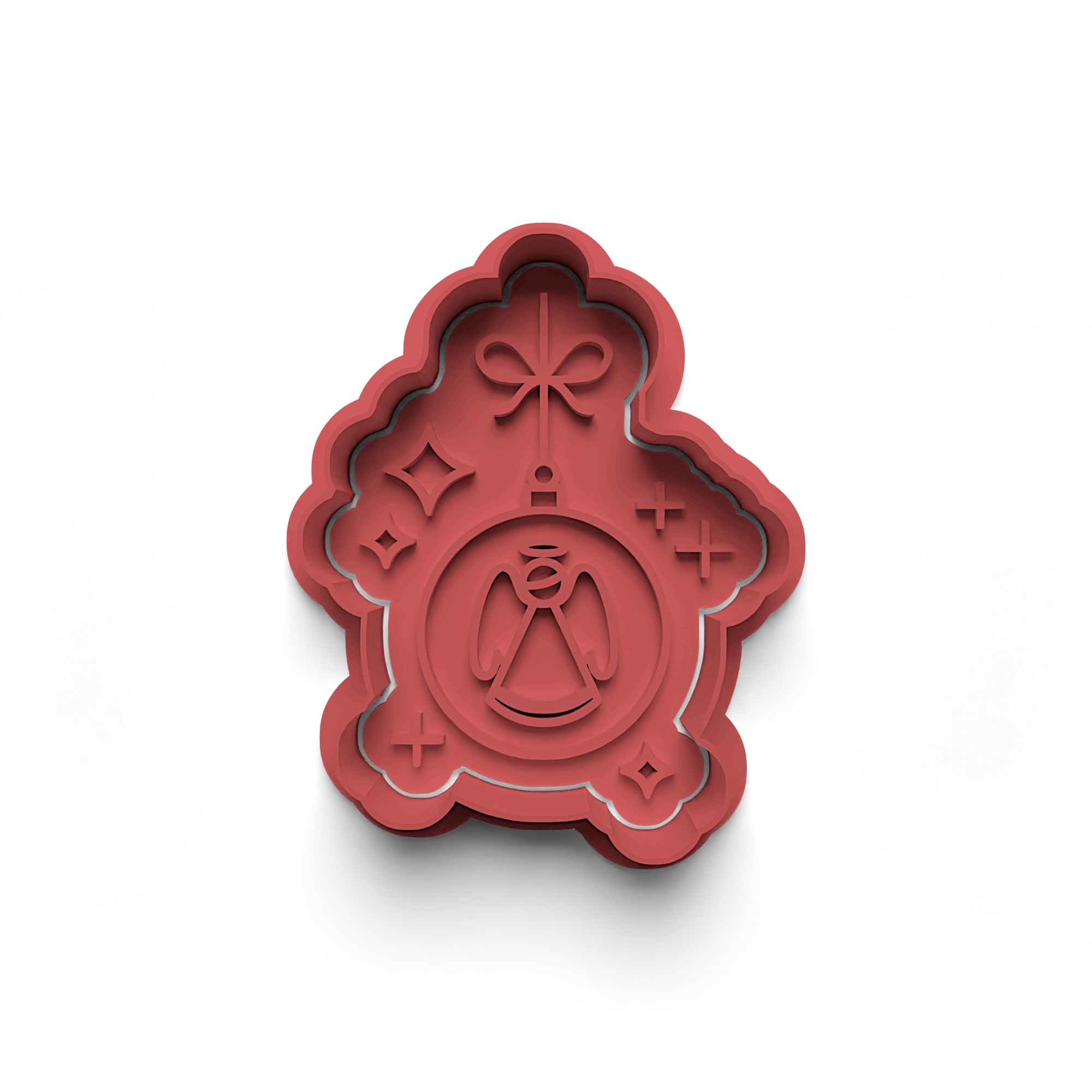 New Year Decorations Cookie Cutters Stamp and Cutter Set (0462_3)