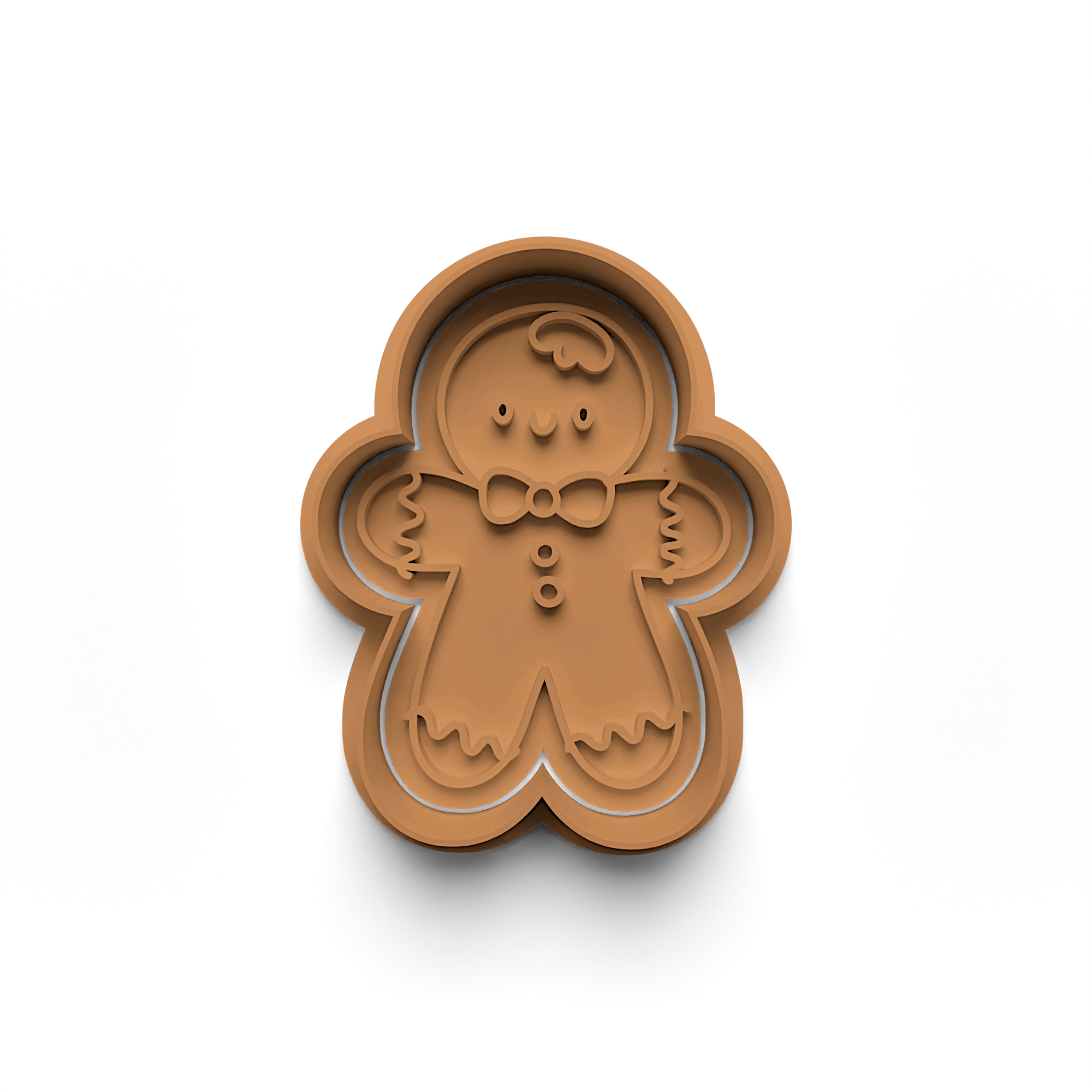 New Year Decorations Cookie Cutters Stamp and Cutter Set (0462_3)