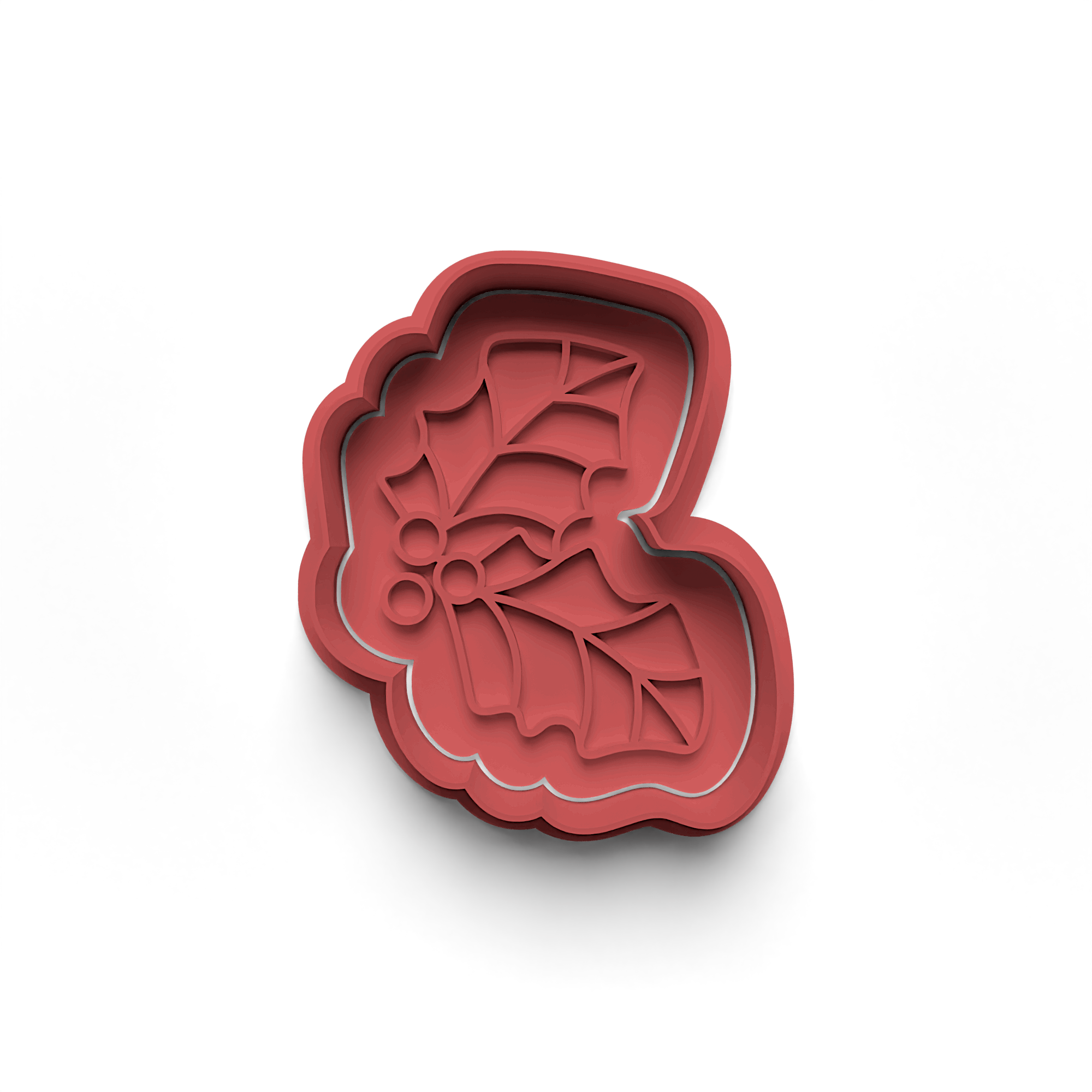 New Year Decorations Cookie Cutters Stamp and Cutter Set (0462_3)