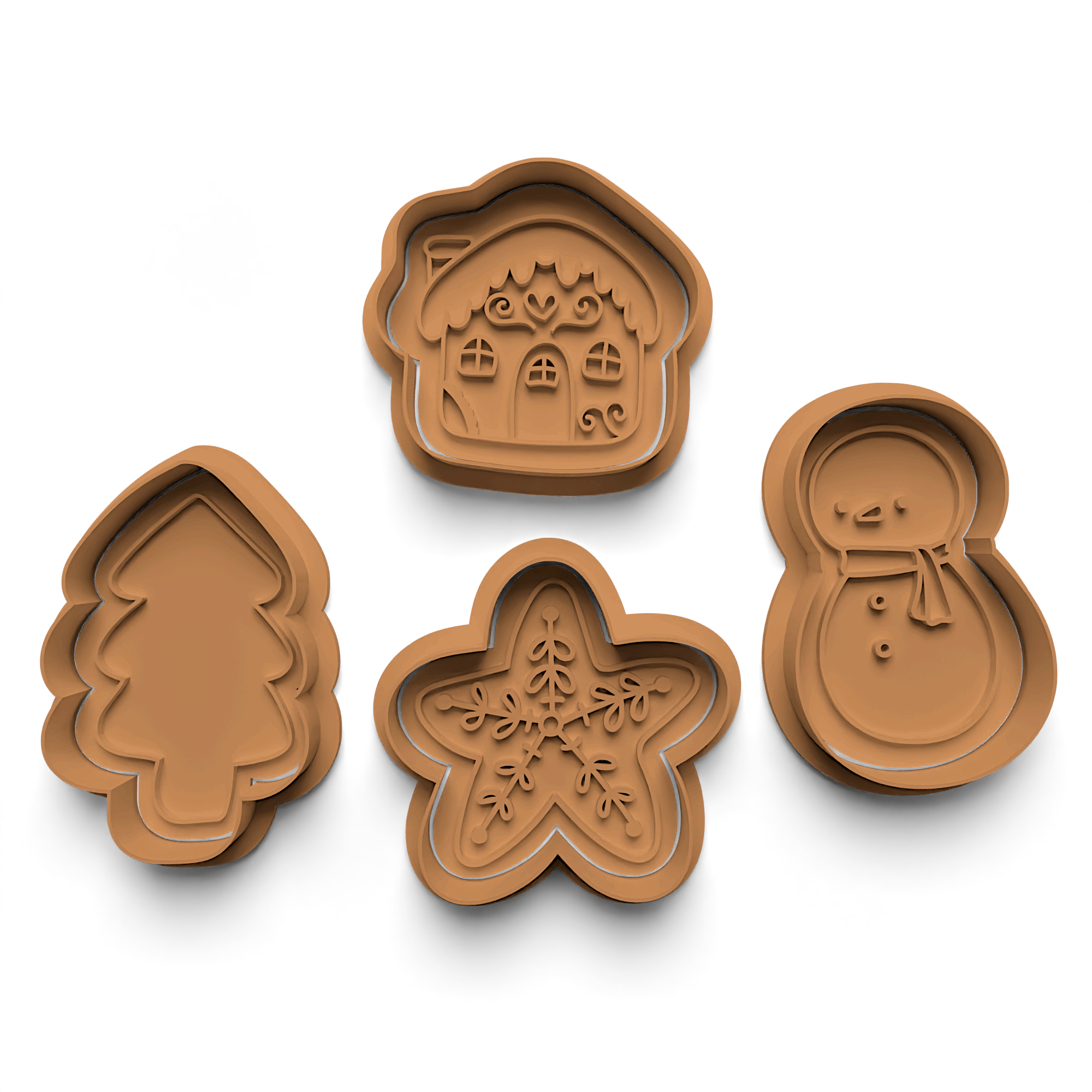 Mother's Day Cookie Cutter Stamp and Cutter Set (0324)