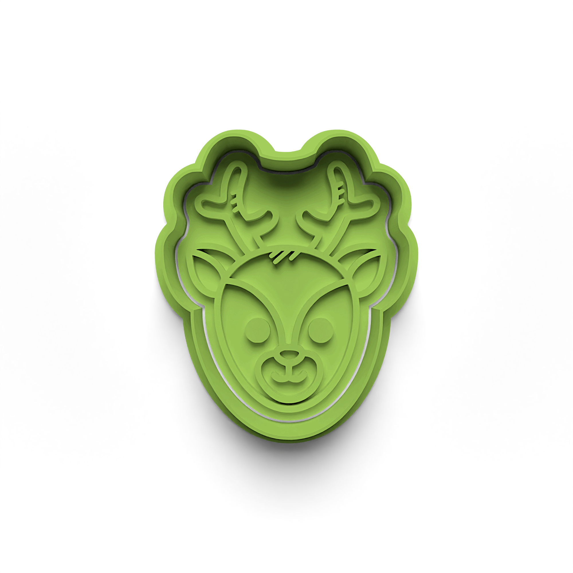 New Year Decorations Cookie Cutters Stamp and Cutter Set (0462_3)