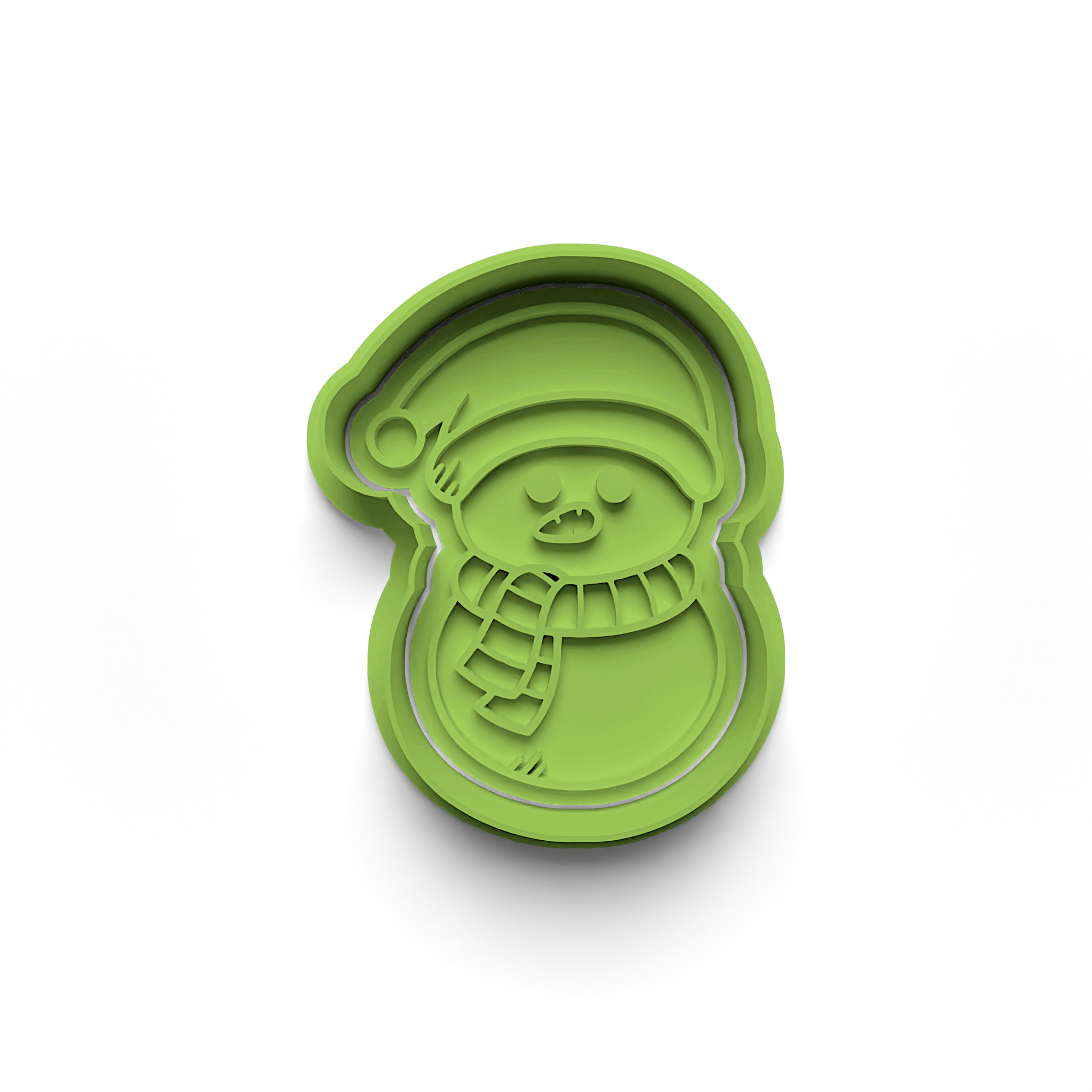 New Year Decorations Cookie Cutters Stamp and Cutter Set (0462_3)