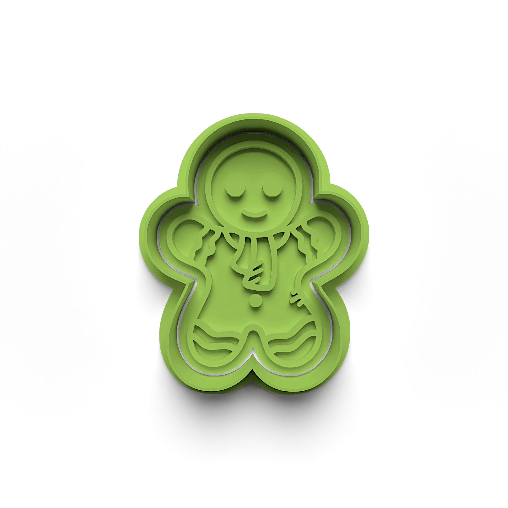 New Year Decorations Cookie Cutters Stamp and Cutter Set (0462_3)