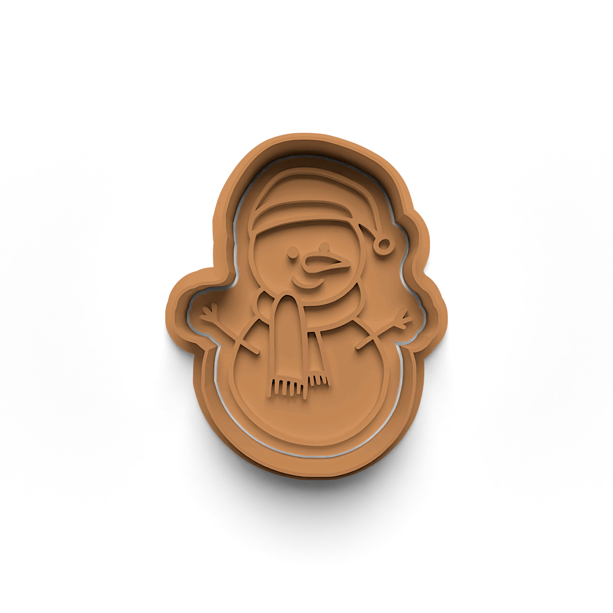 New Year Decorations Cookie Cutters Stamp and Cutter Set (0462_3)
