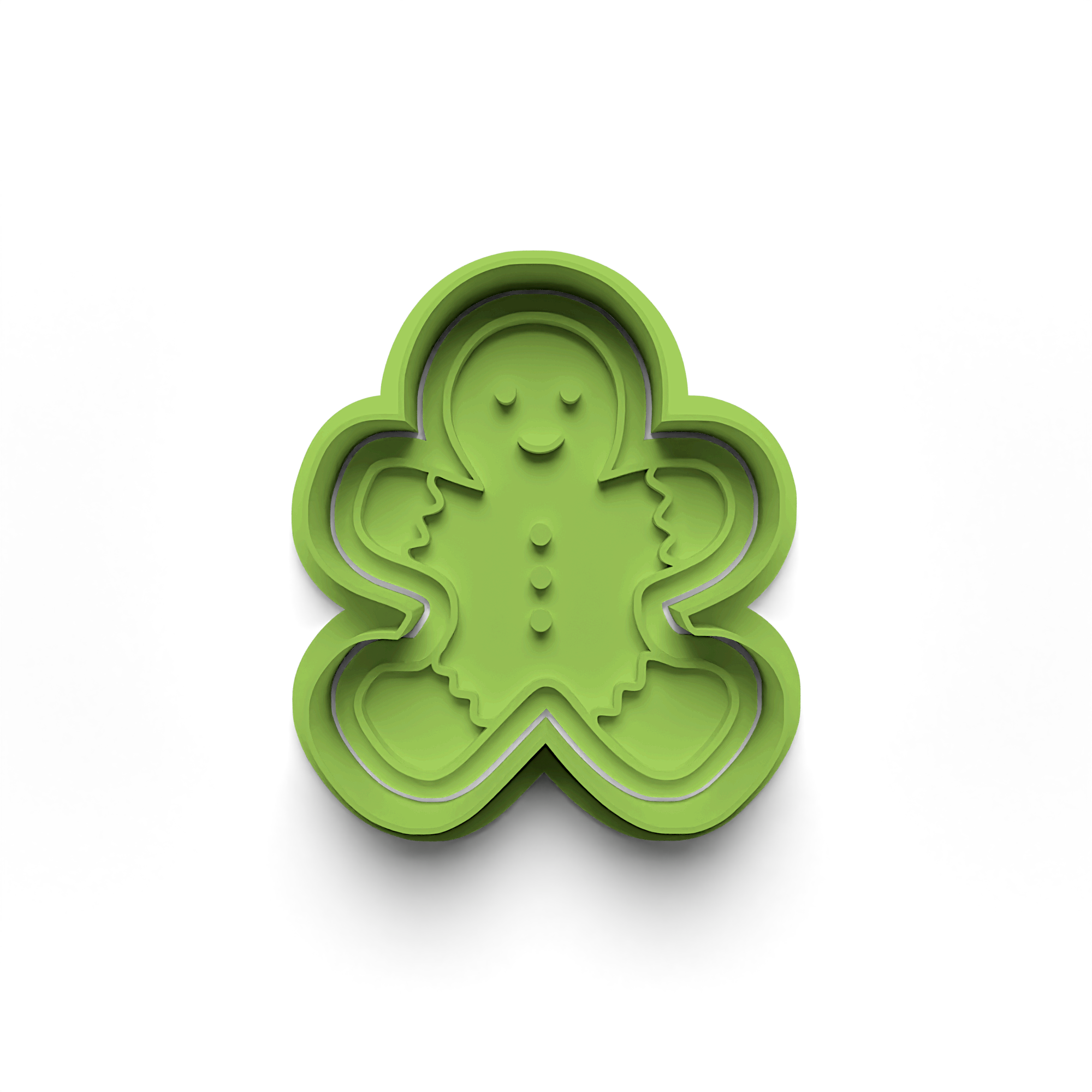 New Year Decorations Cookie Cutters Stamp and Cutter Set (0462_3)
