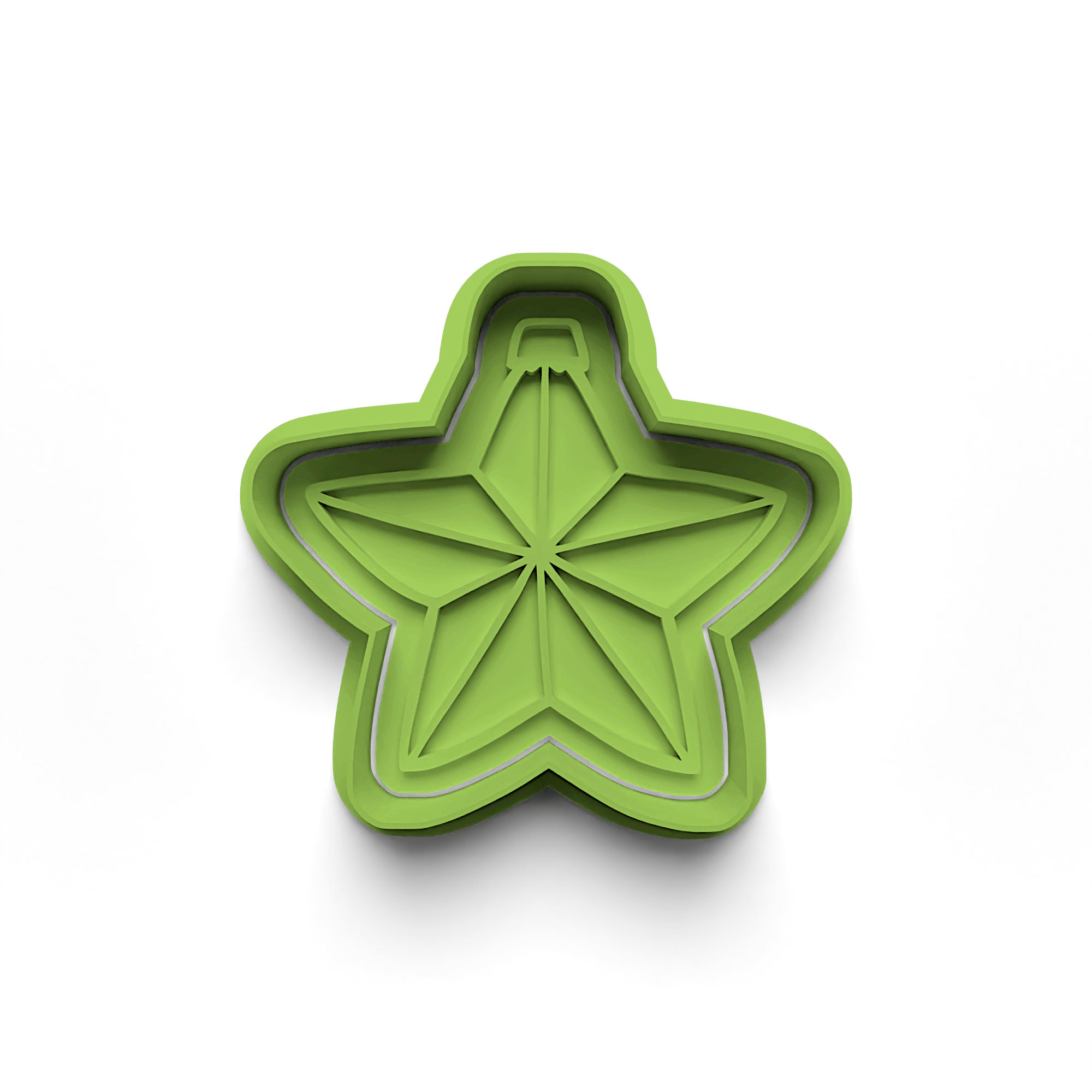 New Year Decorations Cookie Cutters Stamp and Cutter Set (0462_3)
