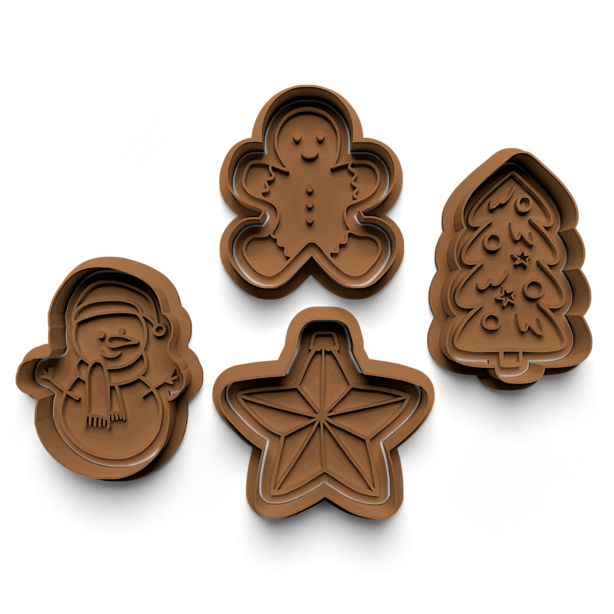 Mother's Day Cookie Cutter Stamp and Cutter Set (0324)