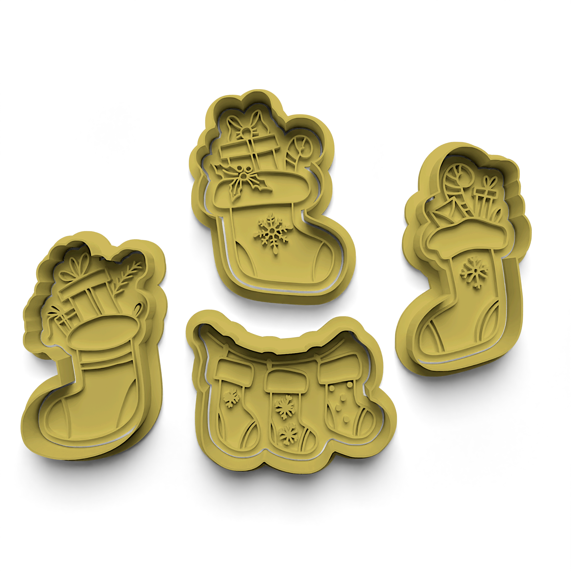 Mother's Day Cookie Cutter Stamp and Cutter Set (0324)