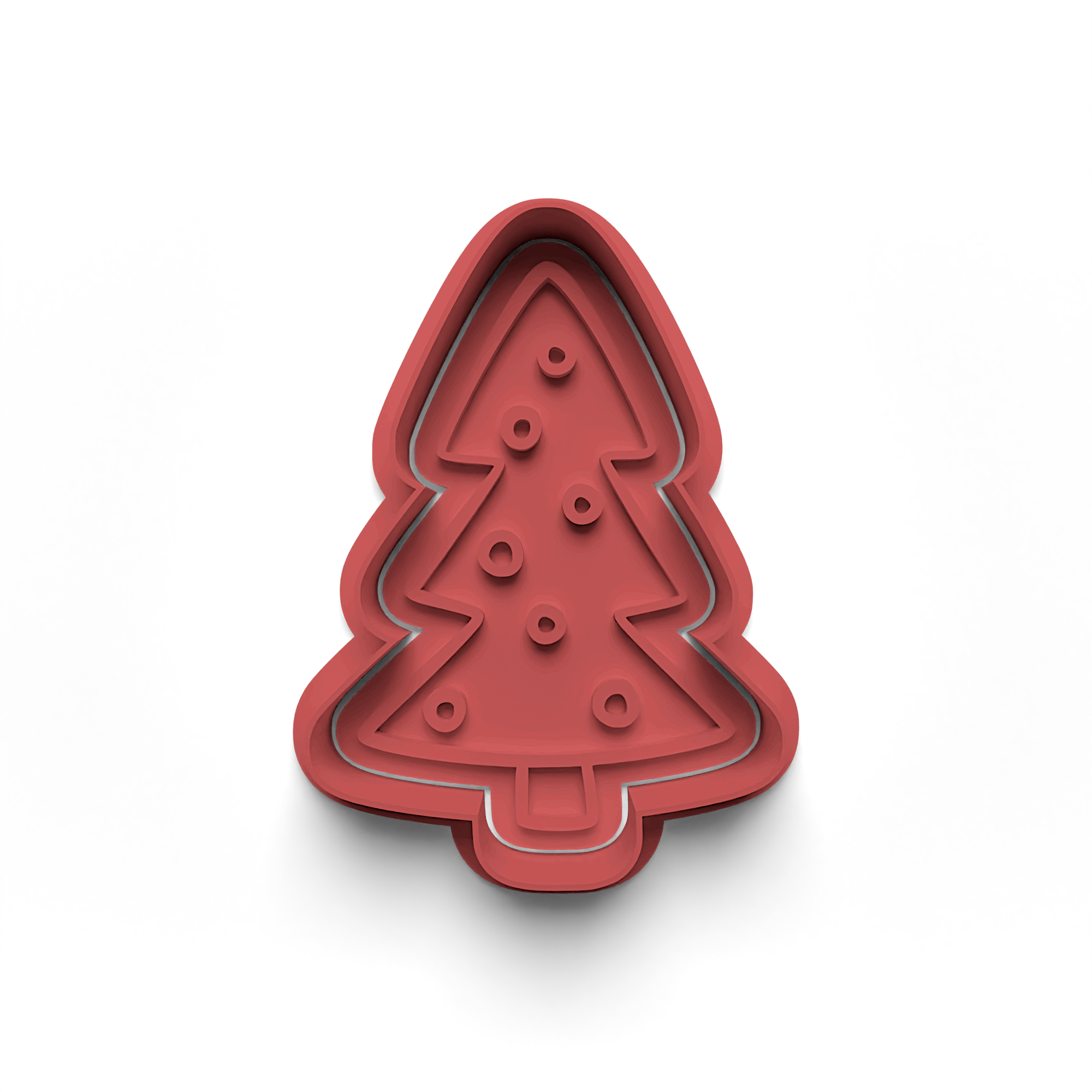 New Year Decorations Cookie Cutters Stamp and Cutter Set (0462_3)