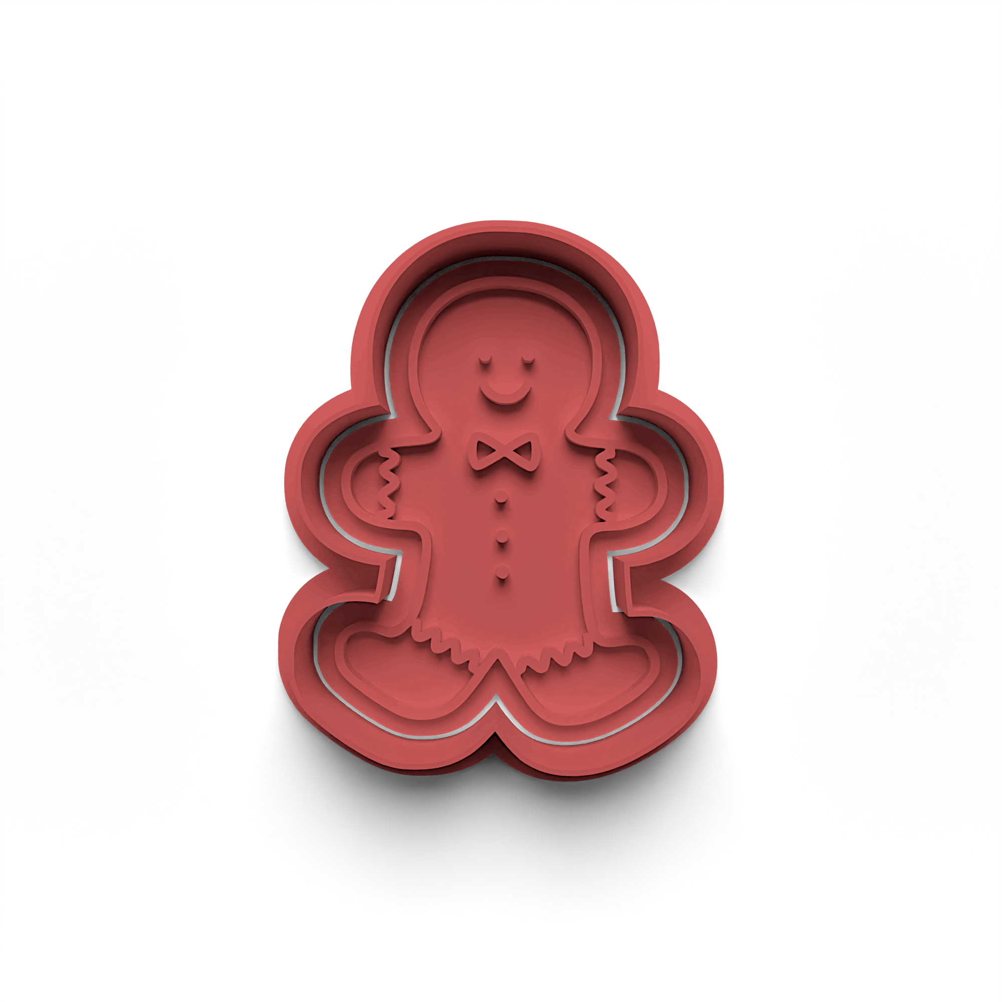New Year Decorations Cookie Cutters Stamp and Cutter Set (0462_3)