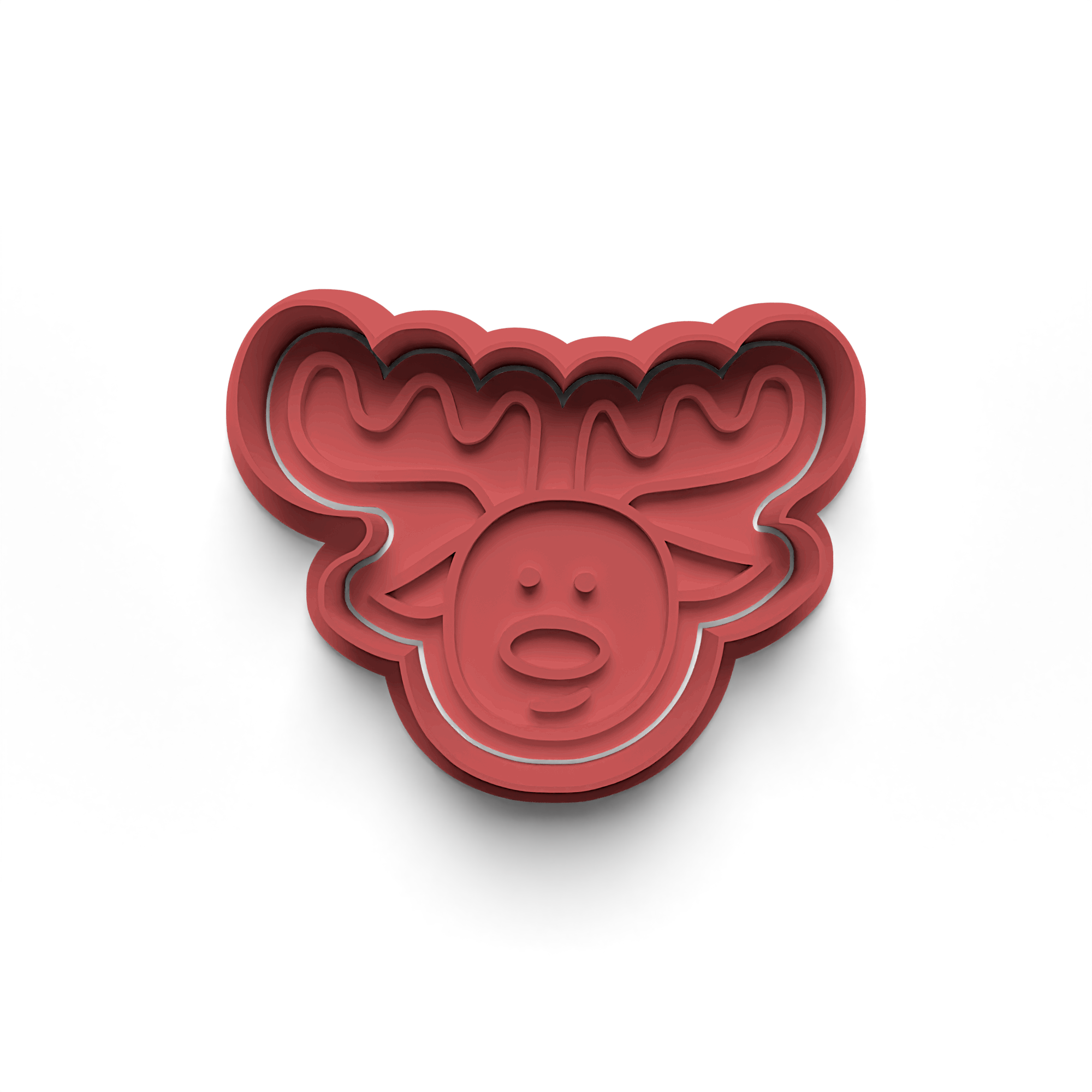 New Year Decorations Cookie Cutters Stamp and Cutter Set (0462_3)