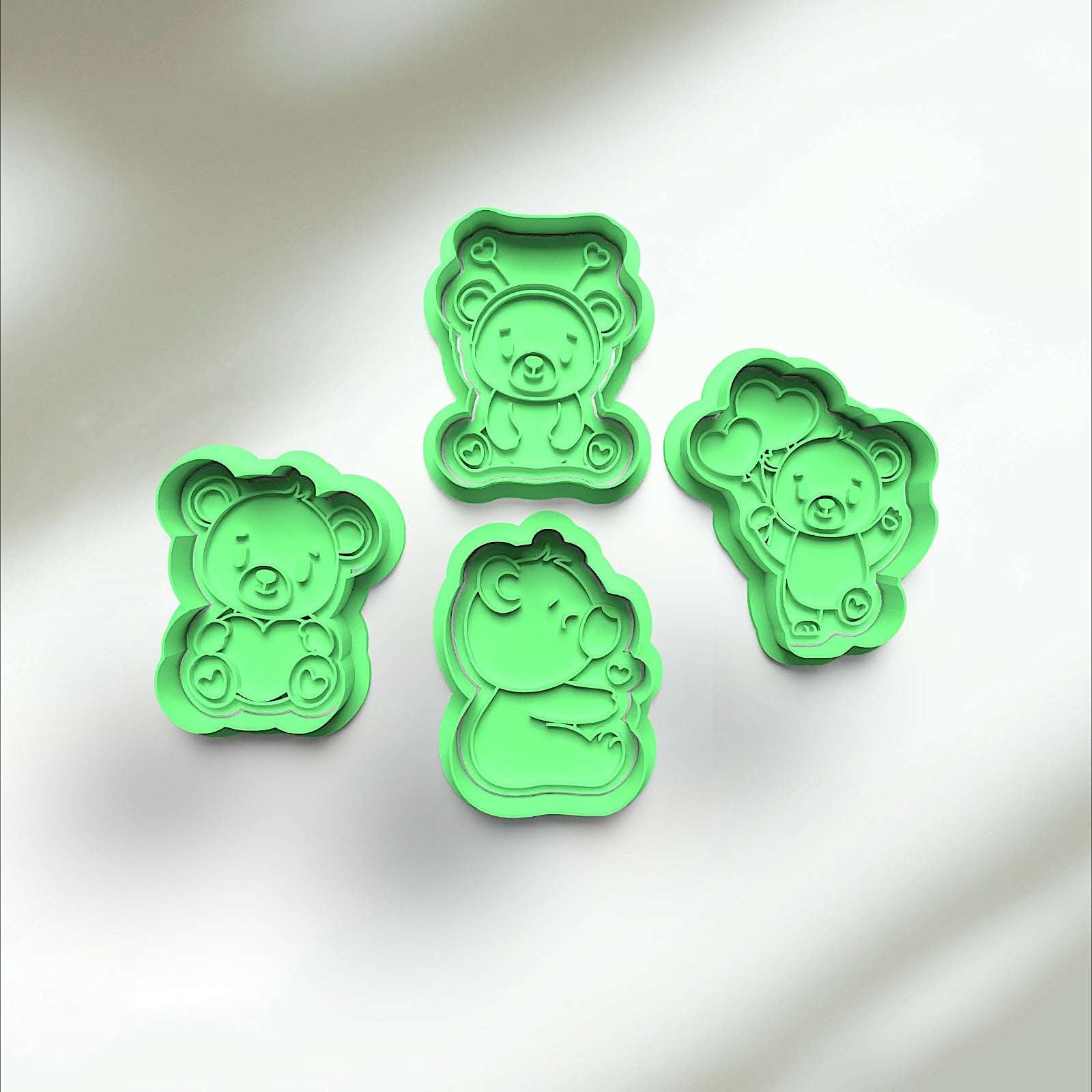 Care Bears Cookie Cutter Stamp and Cutter Set (0504)