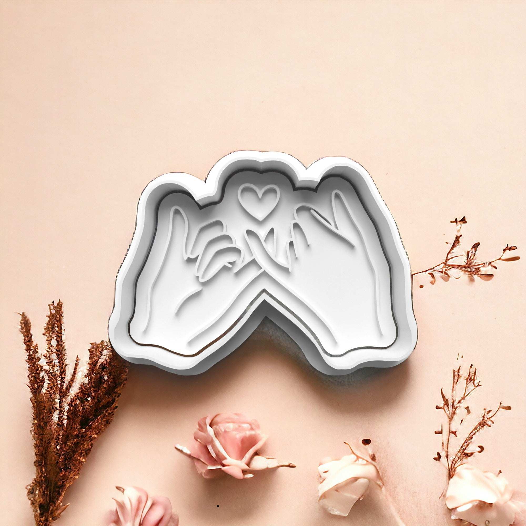 Valentine's Day #1 Cookie Stamp and Cutter Set