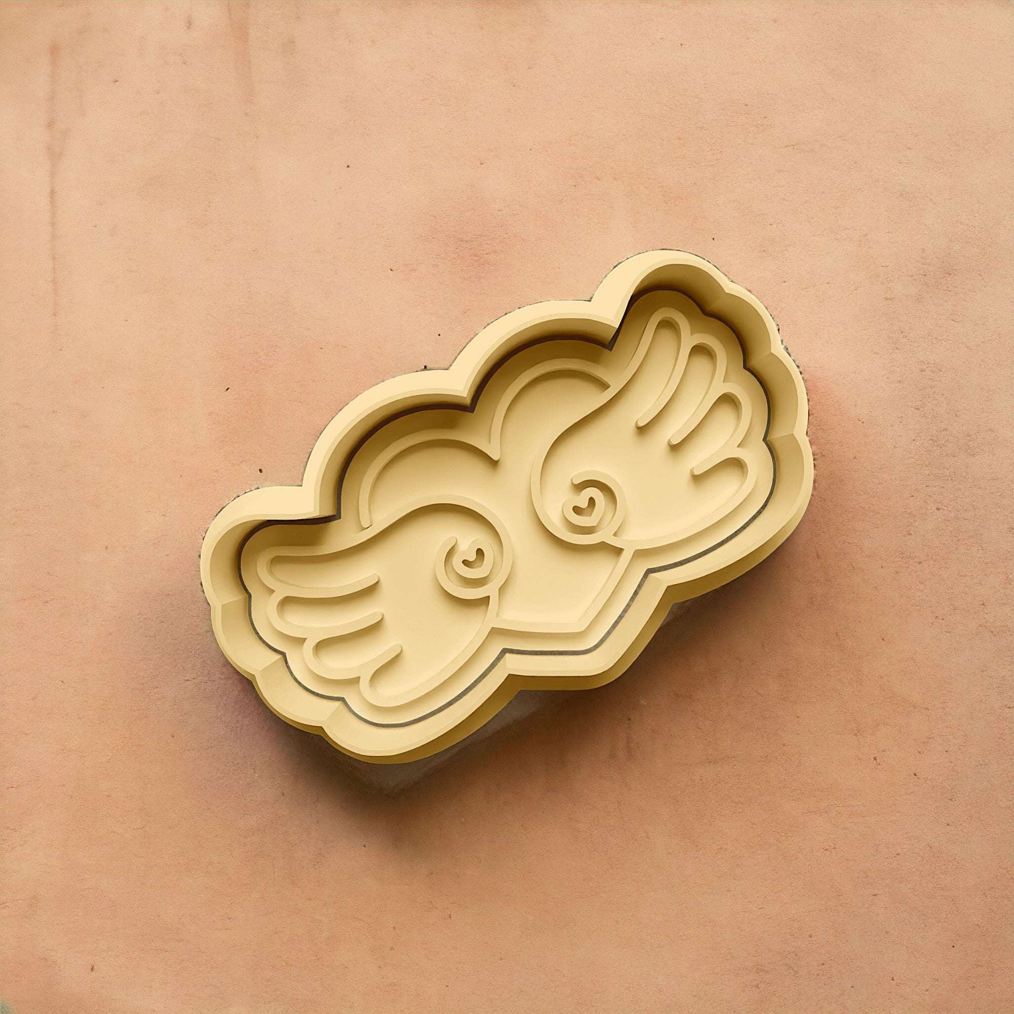 Winged Heart Cookie Stamp and Cutter