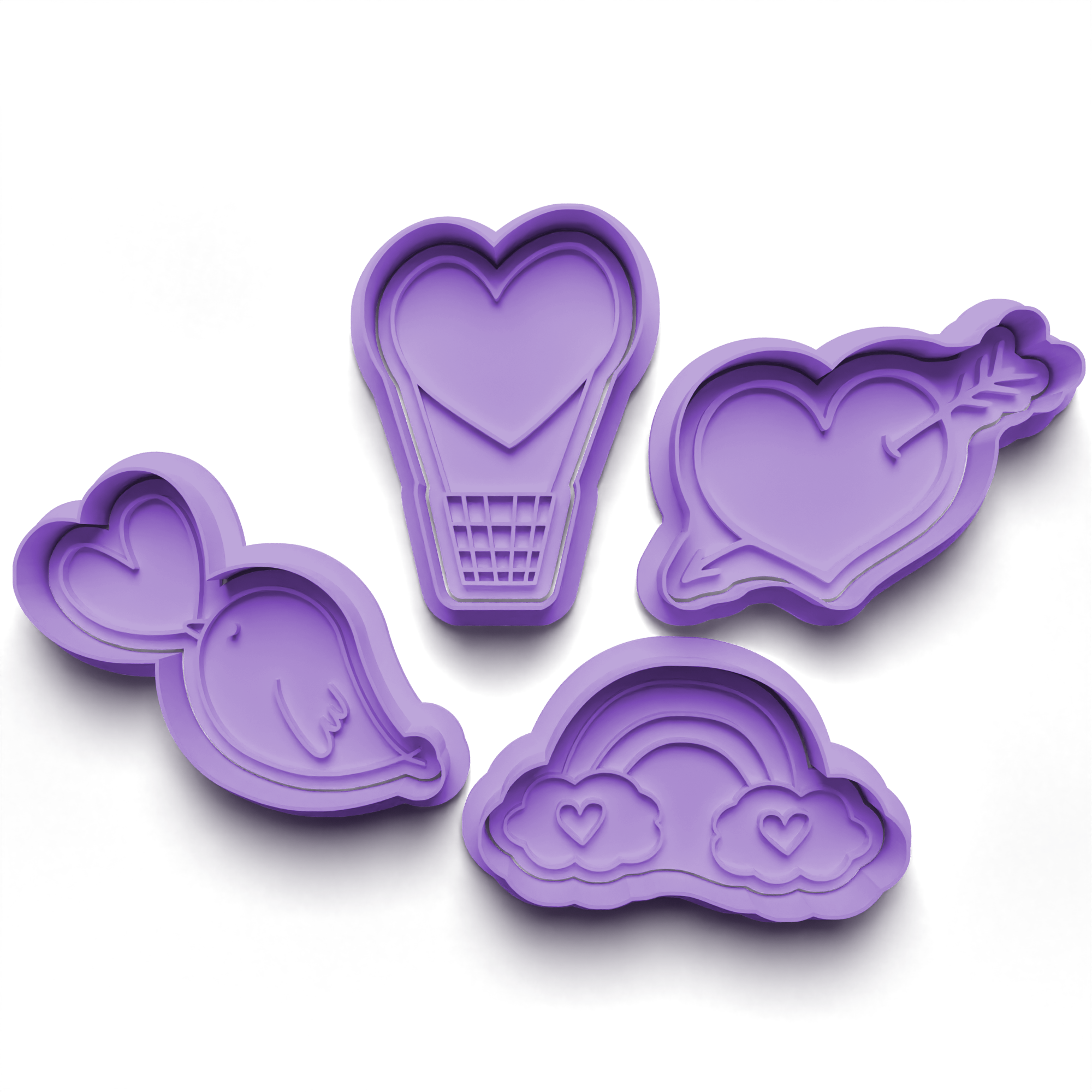 Love Cookie Stamp and Cutter Set (0525)