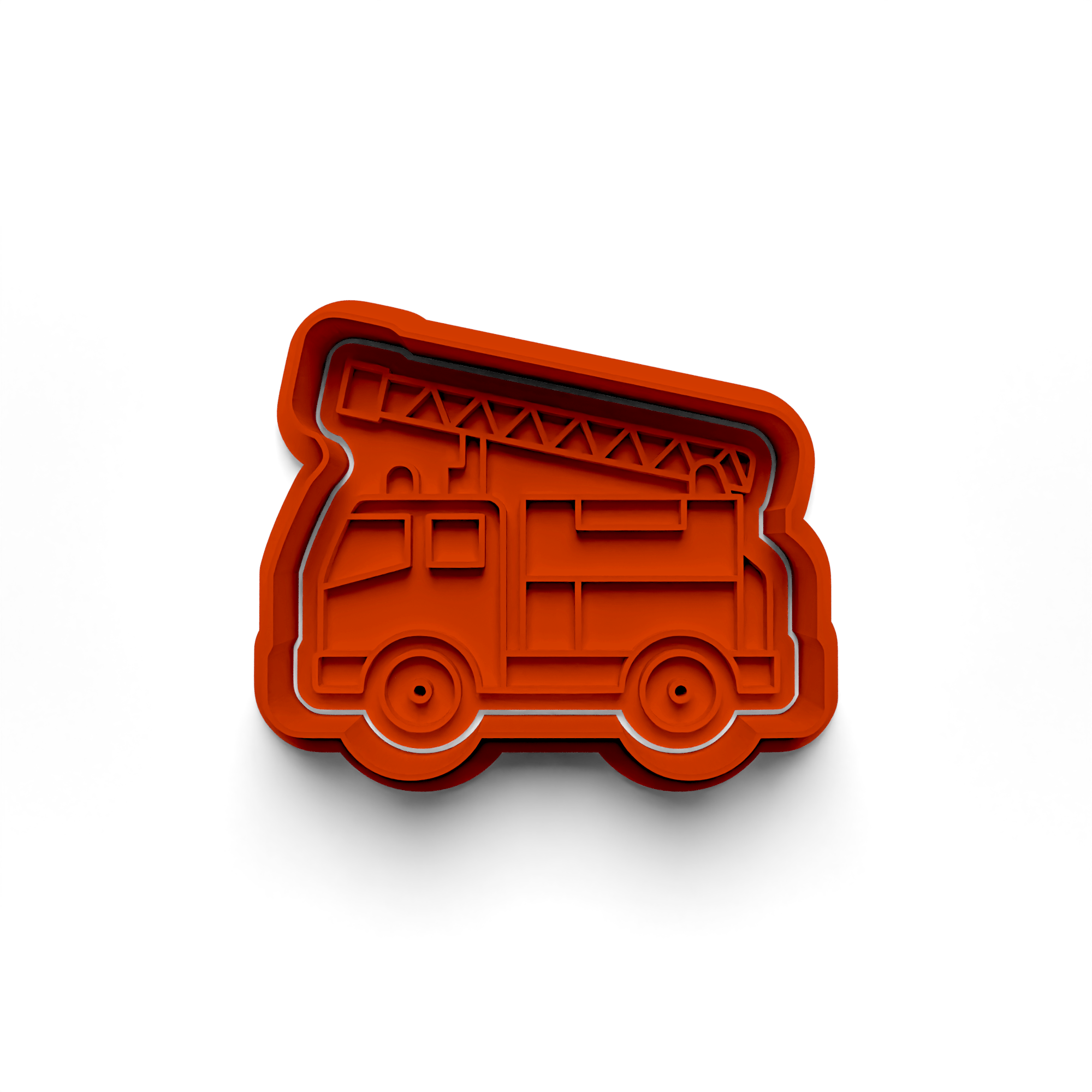 Fire Department Cookie Cutter Stamp and Cutter Set (0546_1)