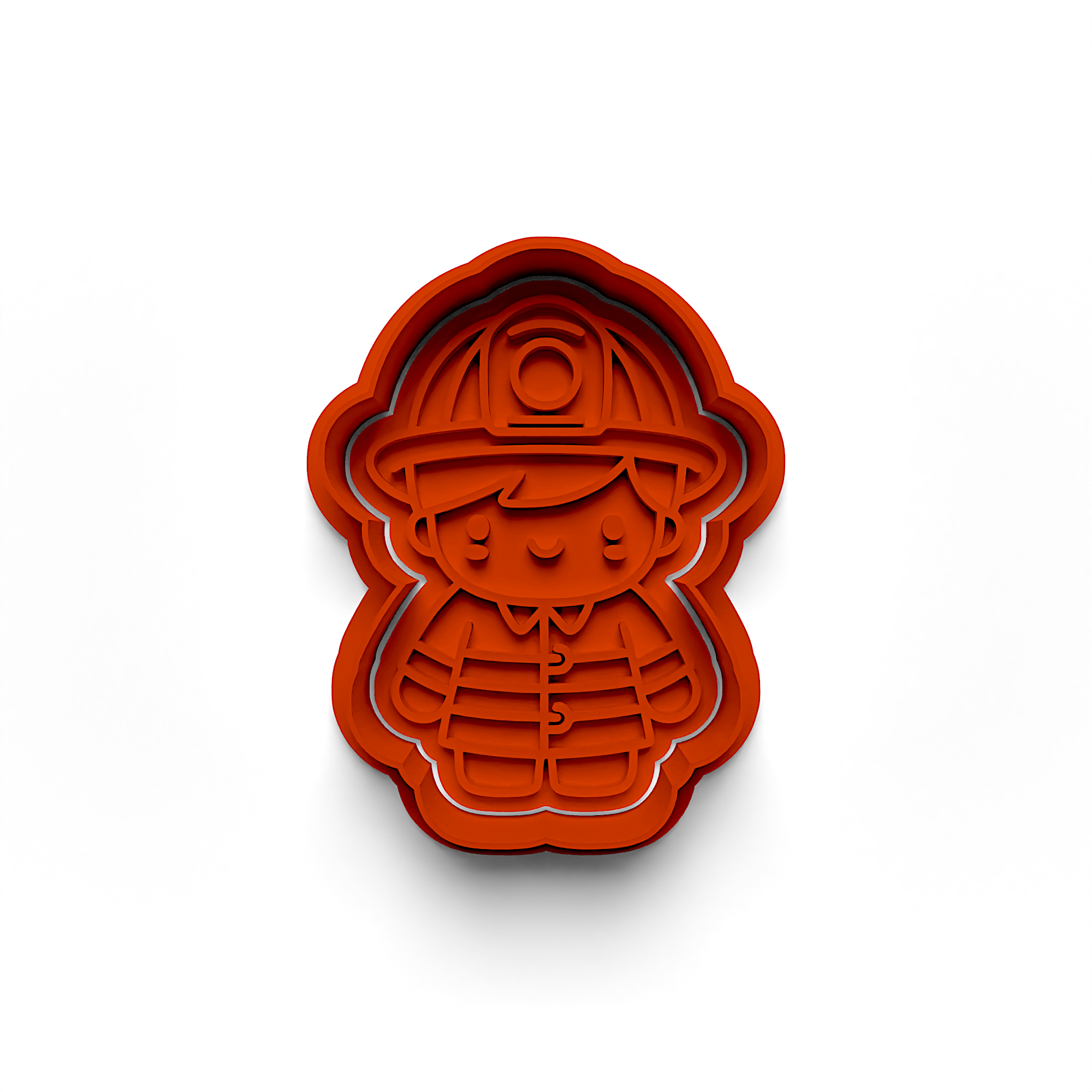 Fire Department #3 Cookie Stamp and Cutter