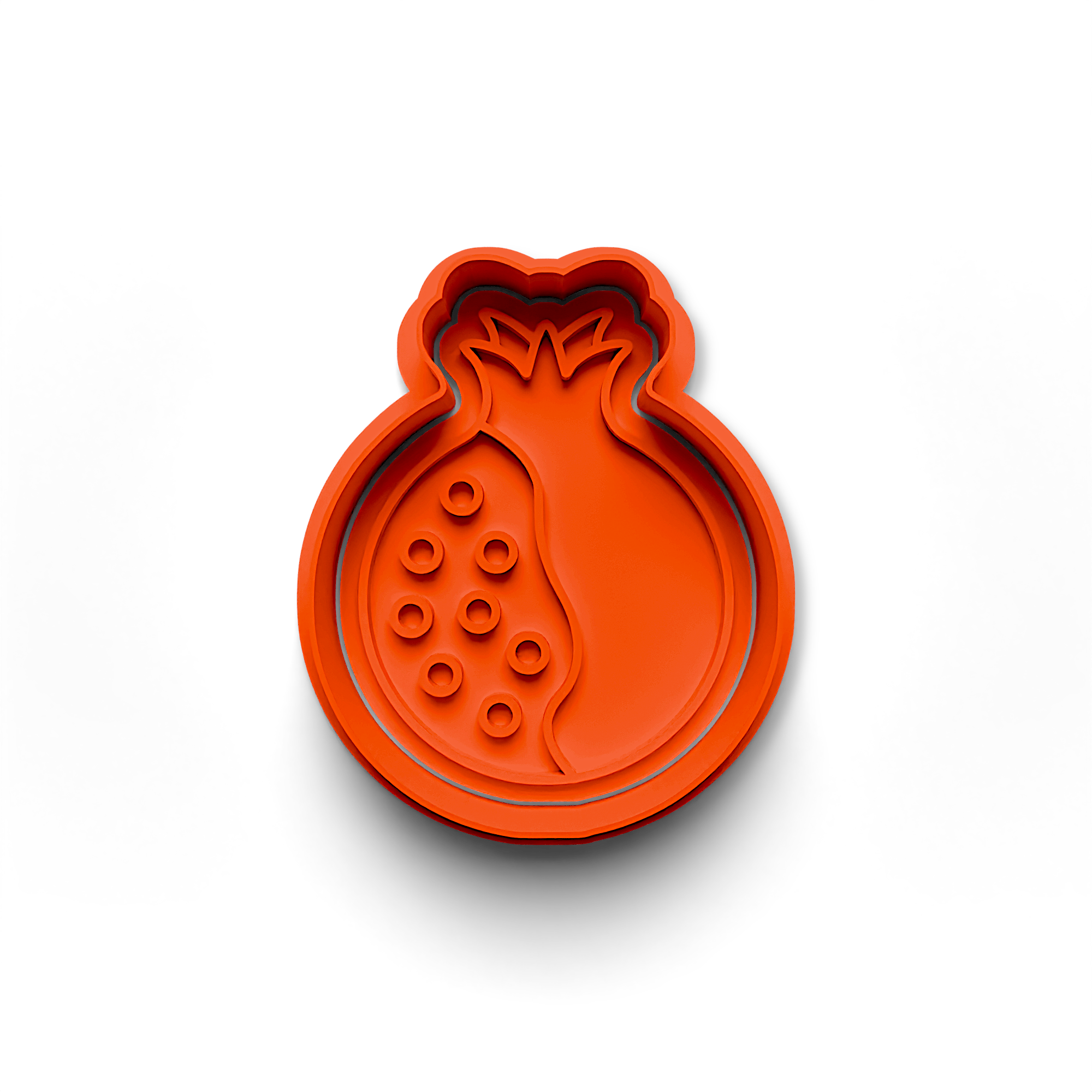 Pomegranate Cookie Cutter Stamp and Cutter Set (0551_15)