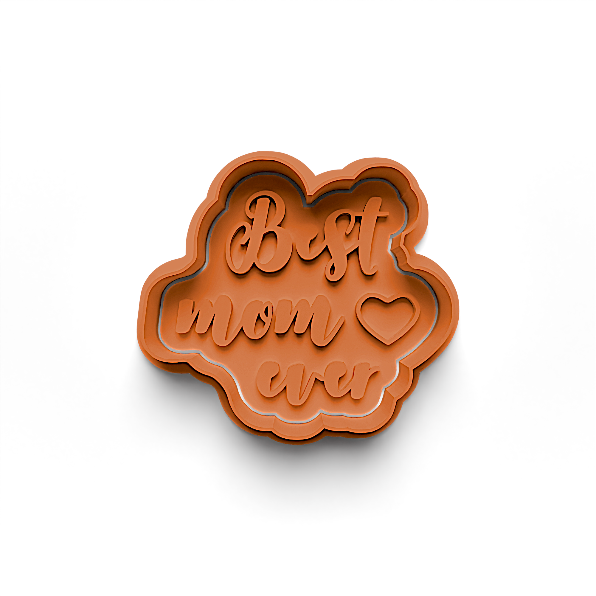 Mother's Day Cookie Cutter Stamp and Cutter Set (0560_9)