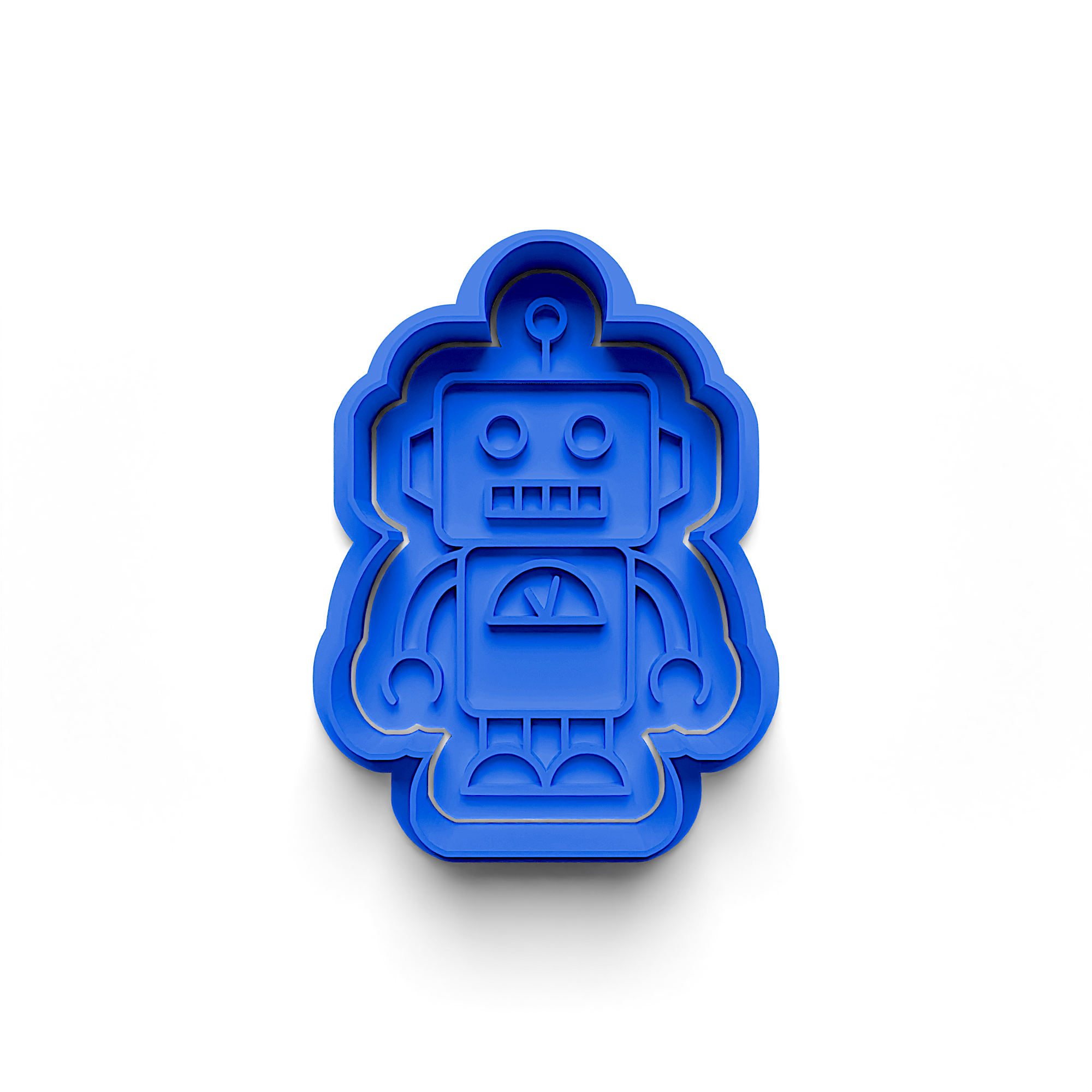 Robot Cookie Cutter Stamp and Cutter Set (0565_1)