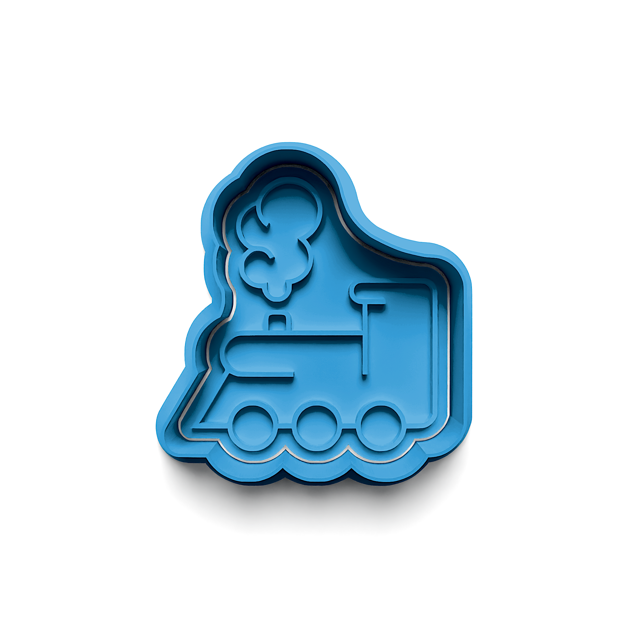 Train Cookie Cutter Stamp and Cutter Set (0571_1)