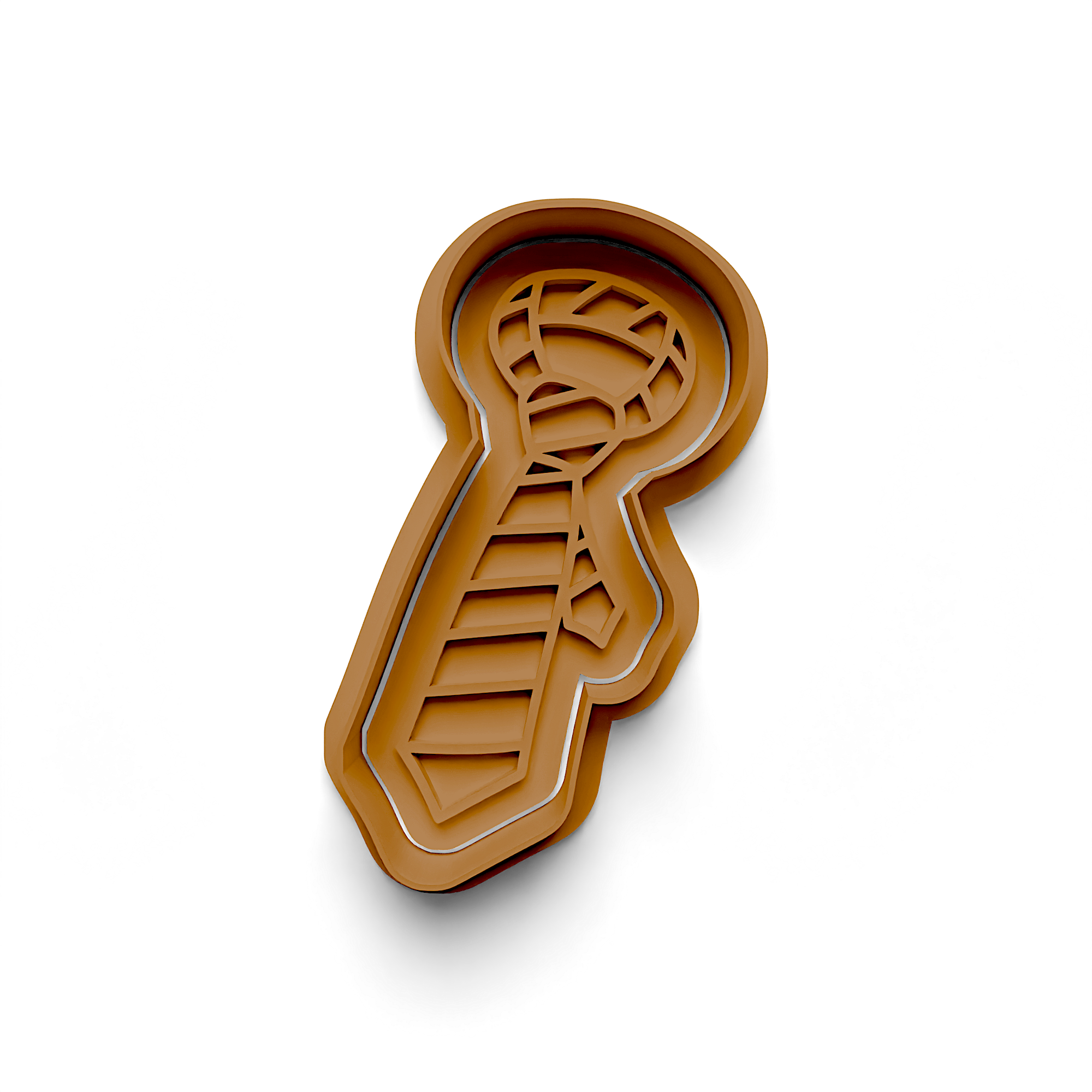 Tie Cookie Cutter Stamp and Cutter Set (0577_3)